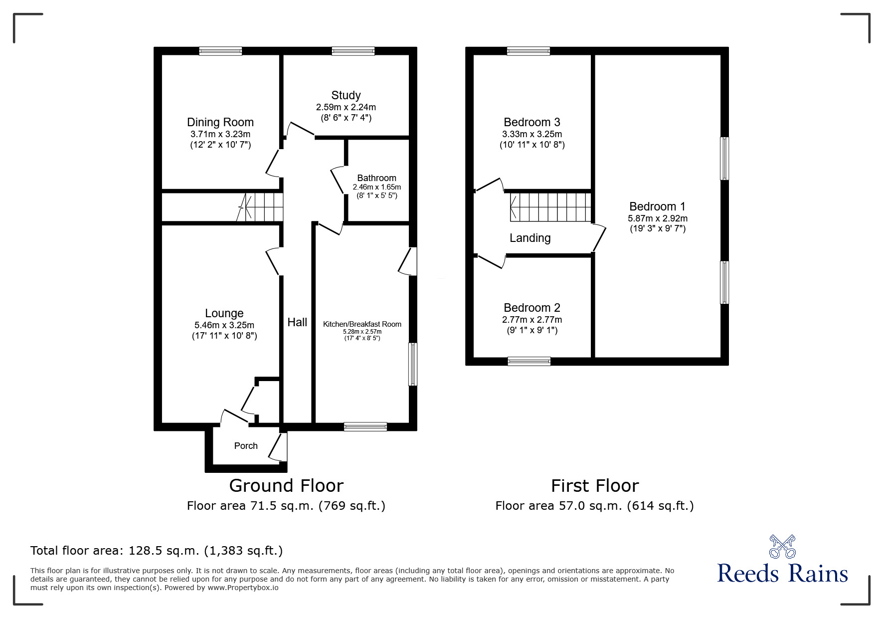 Floorplan of 3 bedroom Semi Detached Bungalow for sale, Melrose Avenue, Eccleston, Merseyside, WA10