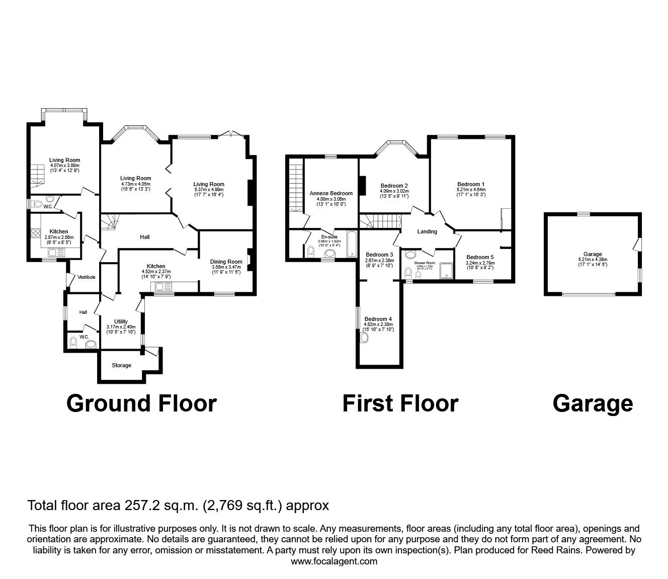 Floorplan of 6 bedroom Semi Detached House for sale, Grange Drive, St. Helens, Merseyside, WA10