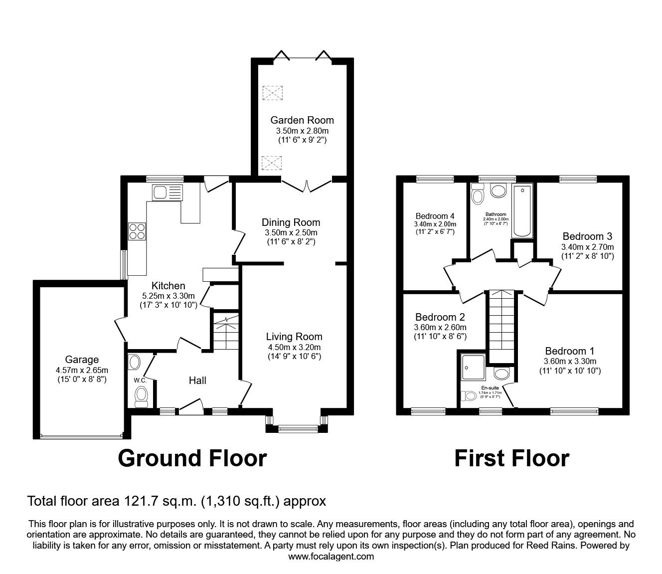Floorplan of 4 bedroom Detached House for sale, The Shires, St. Helens, Merseyside, WA10