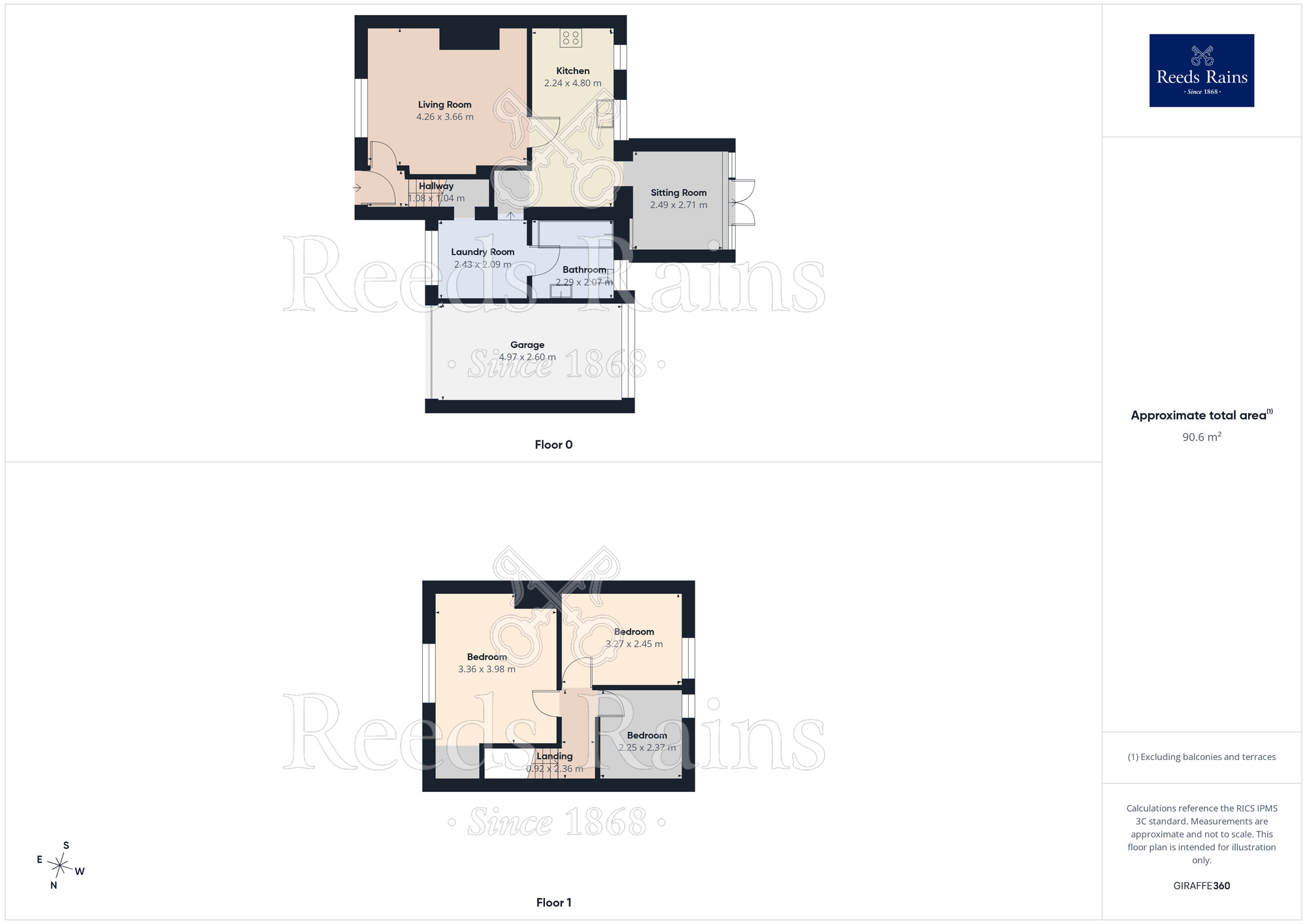 Floorplan of 3 bedroom Semi Detached House for sale, Gerards Lane, Sutton Leach, Merseyside, WA9