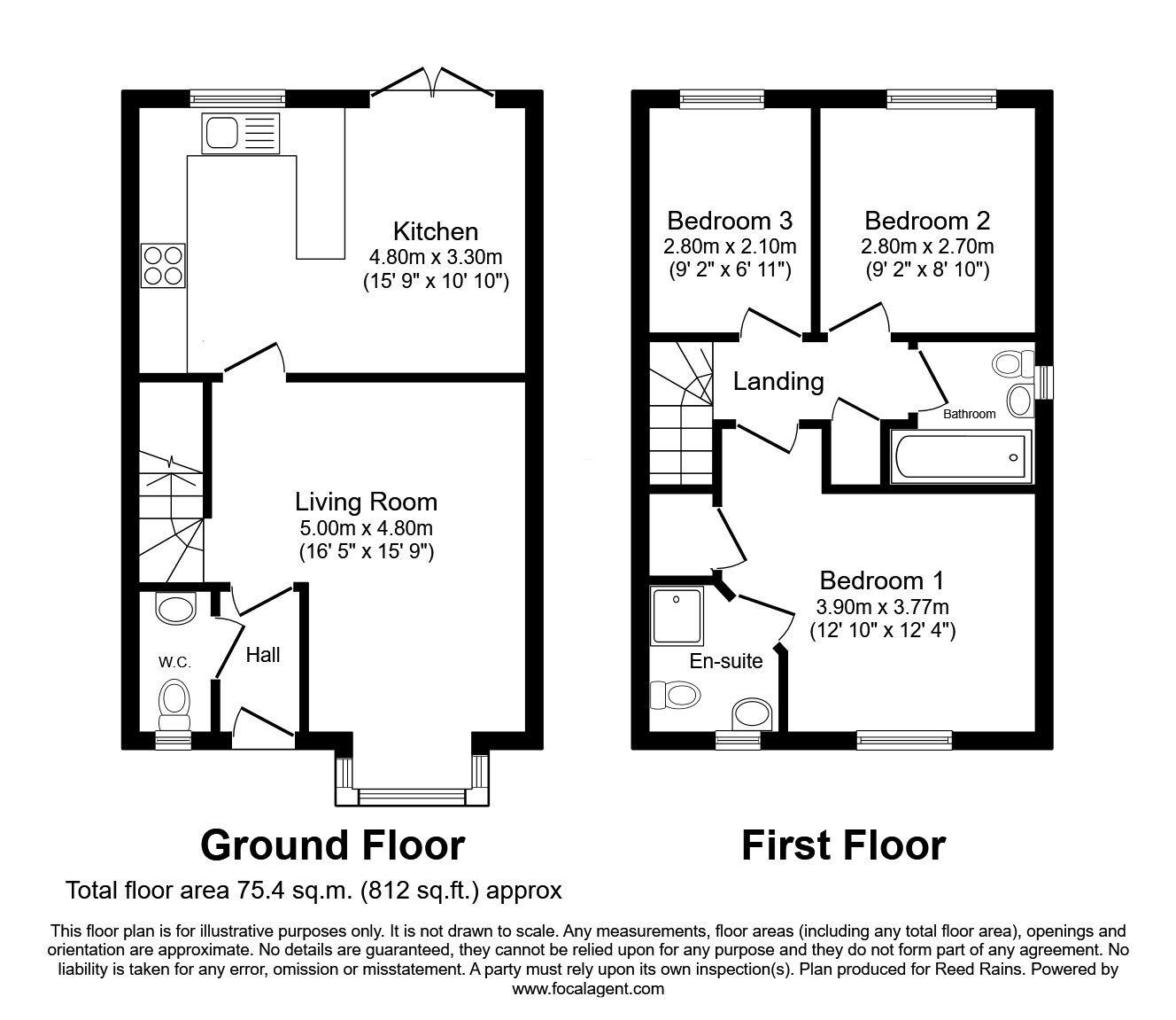Floorplan of 3 bedroom Semi Detached House for sale, Gormley Drive, St Helens, WA10