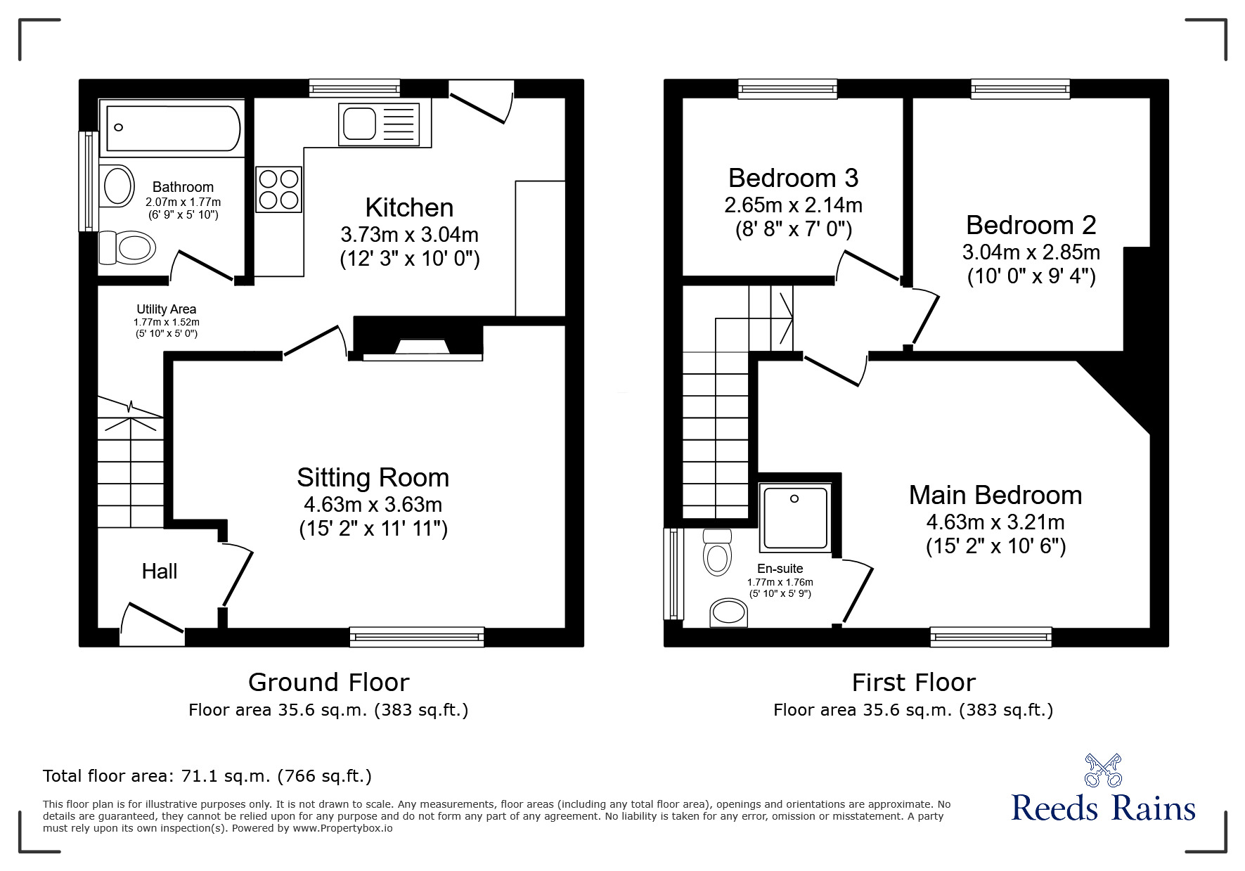 Floorplan of 3 bedroom Semi Detached House for sale, Gibbons Avenue, St Helens, WA10