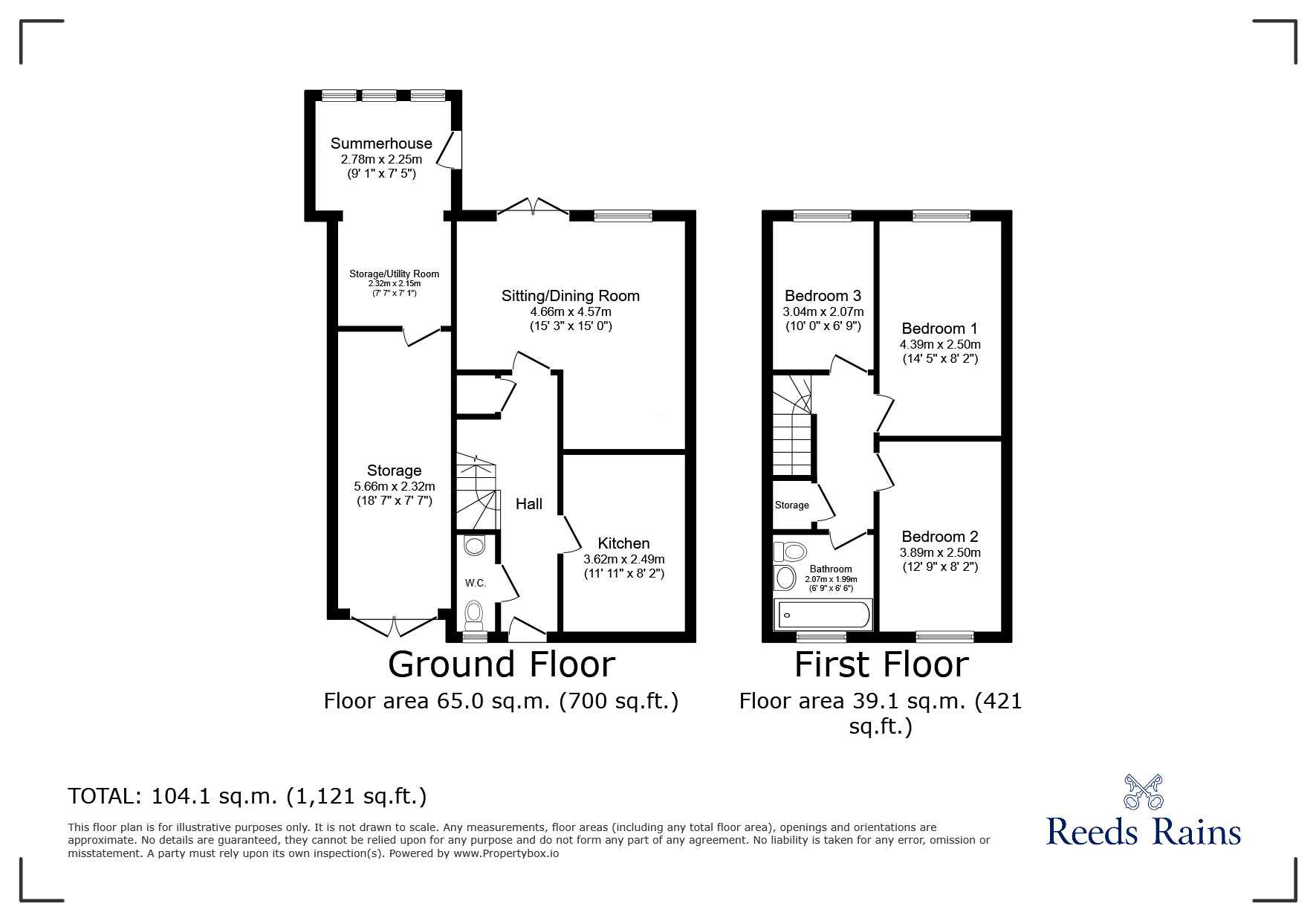 Floorplan of 3 bedroom End Terrace House to rent, Liberty Place, St. Helens, Merseyside, WA10