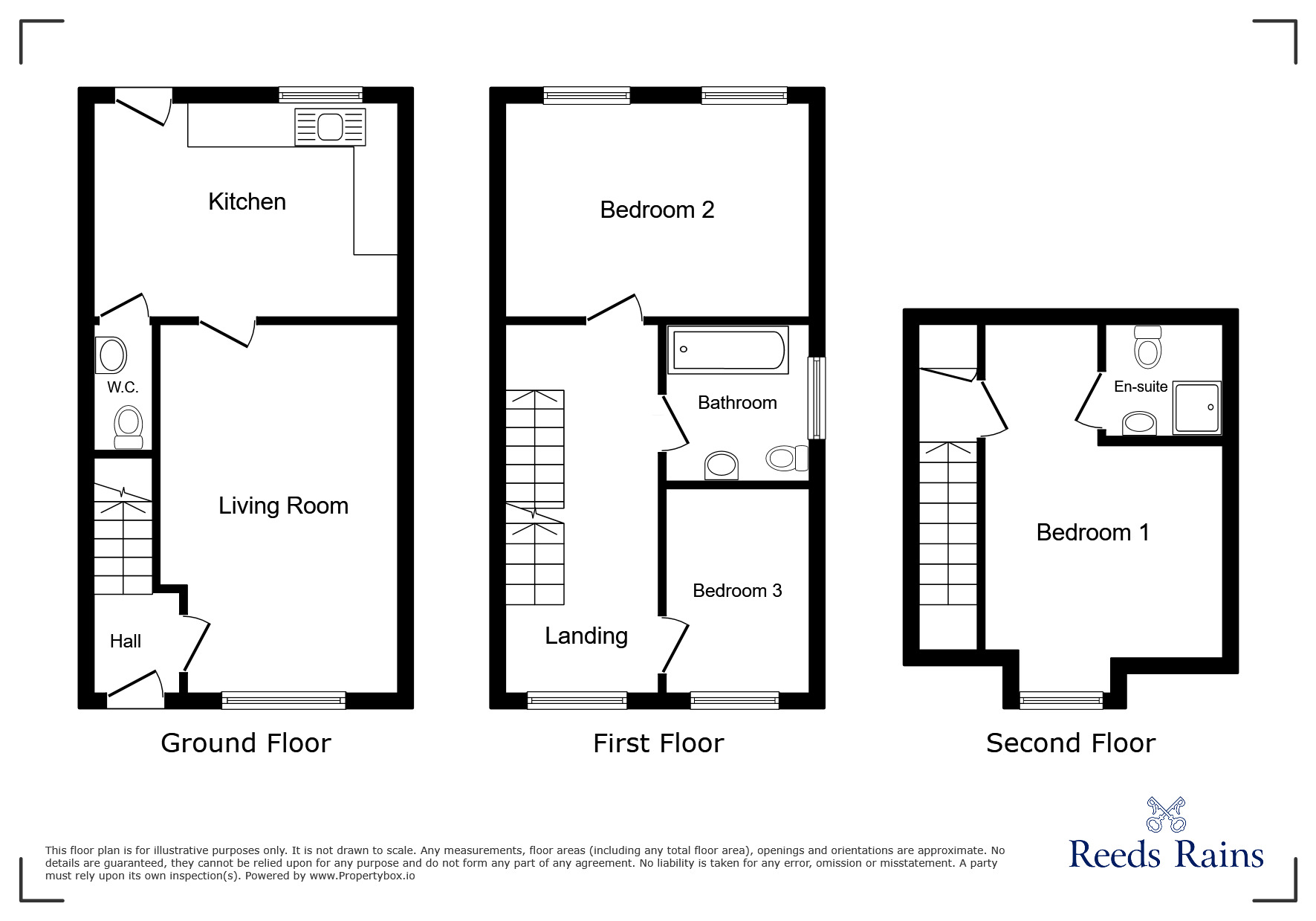 Floorplan of 3 bedroom Semi Detached House to rent, Ireland Road, Haydock, Merseyside, WA11