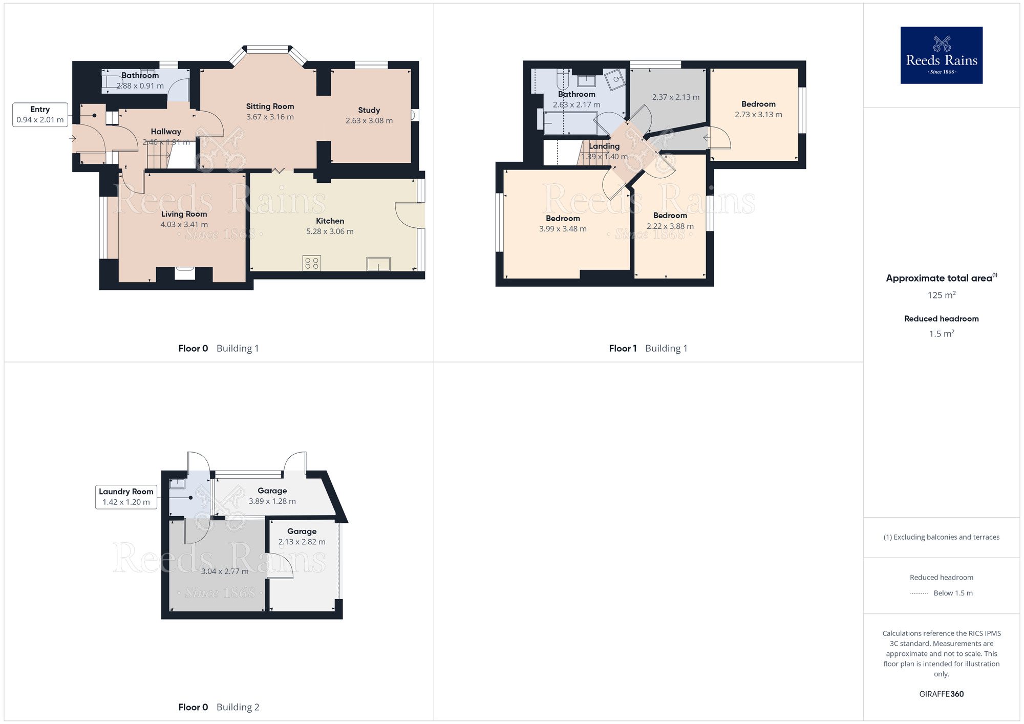 Floorplan of 4 bedroom Semi Detached House for sale, Orford Green, Warrington, Cheshire, WA2