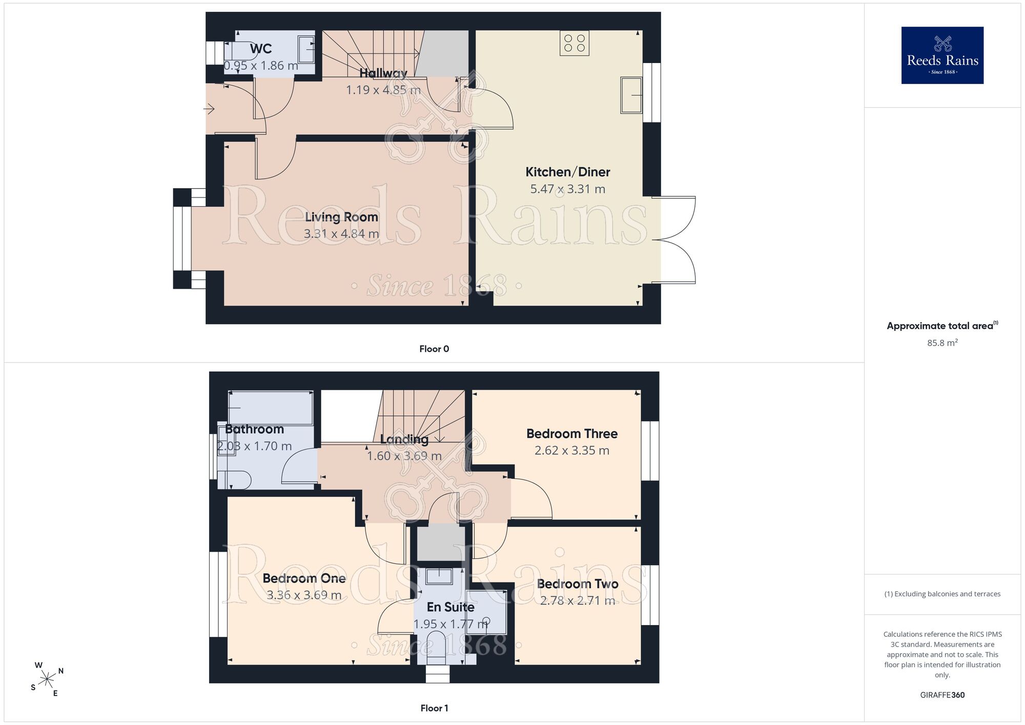 Floorplan of 3 bedroom Semi Detached House for sale, Dolan Way, St. Helens, WA10