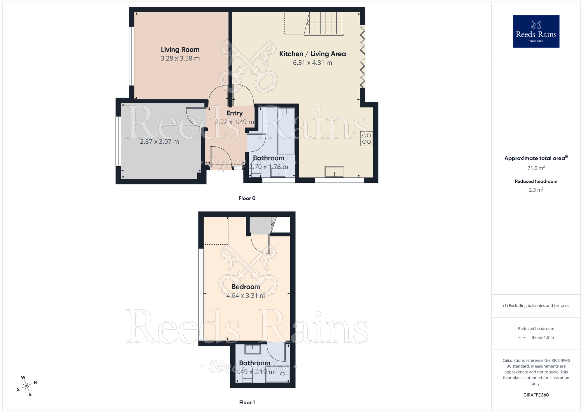 Floorplan of 3 bedroom Bungalow to rent, Groarke Drive, Penketh, Cheshire, WA5