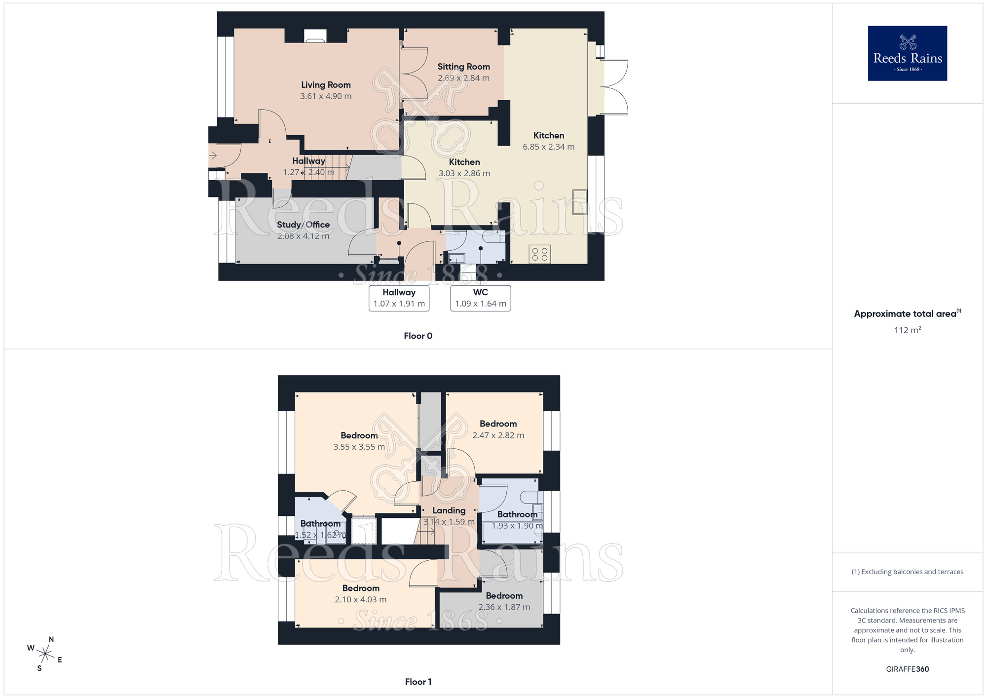 Floorplan of 4 bedroom Detached House for sale, Littledale Road, Great Sankey, Cheshire, WA5