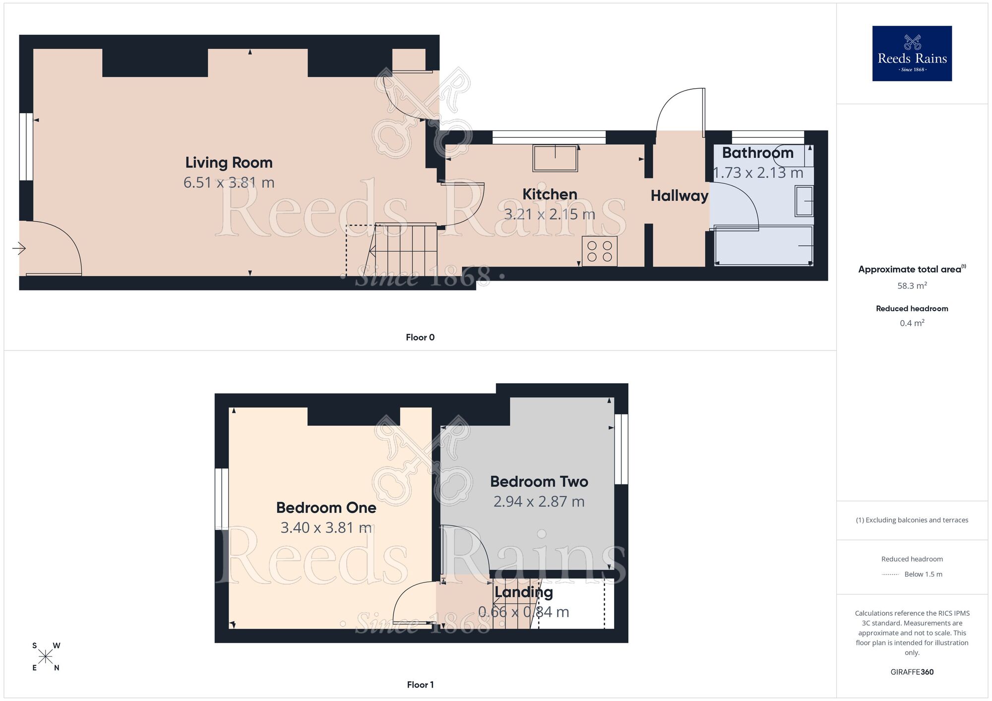 Floorplan of 2 bedroom Mid Terrace House for sale, Bruce Street, St. Helens, Merseyside, WA10