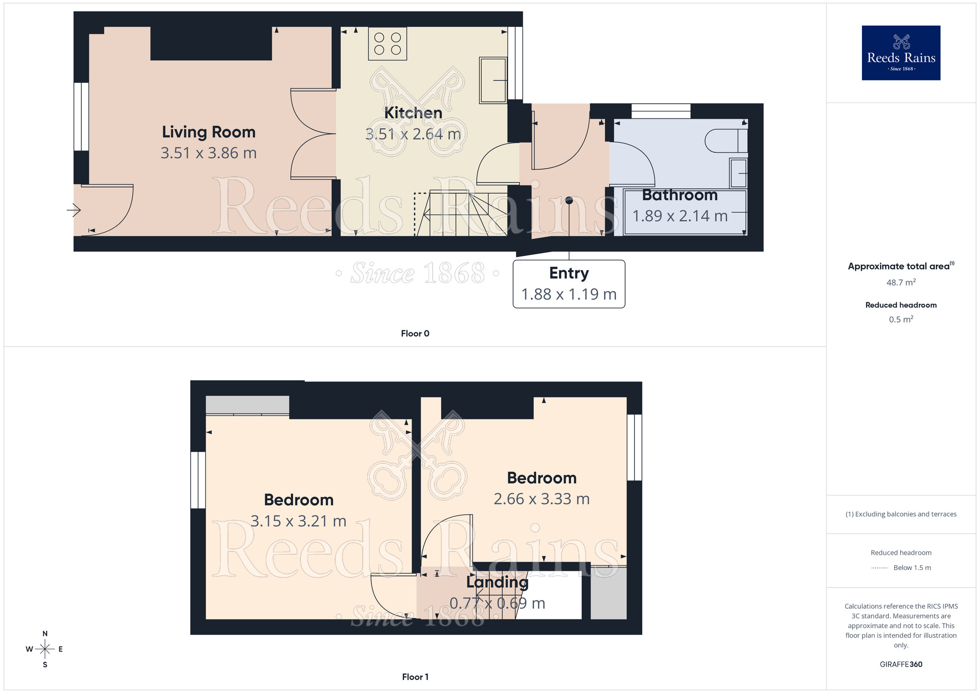 Floorplan of 2 bedroom Mid Terrace House for sale, Friar Street, St. Helens, Merseyside, WA10