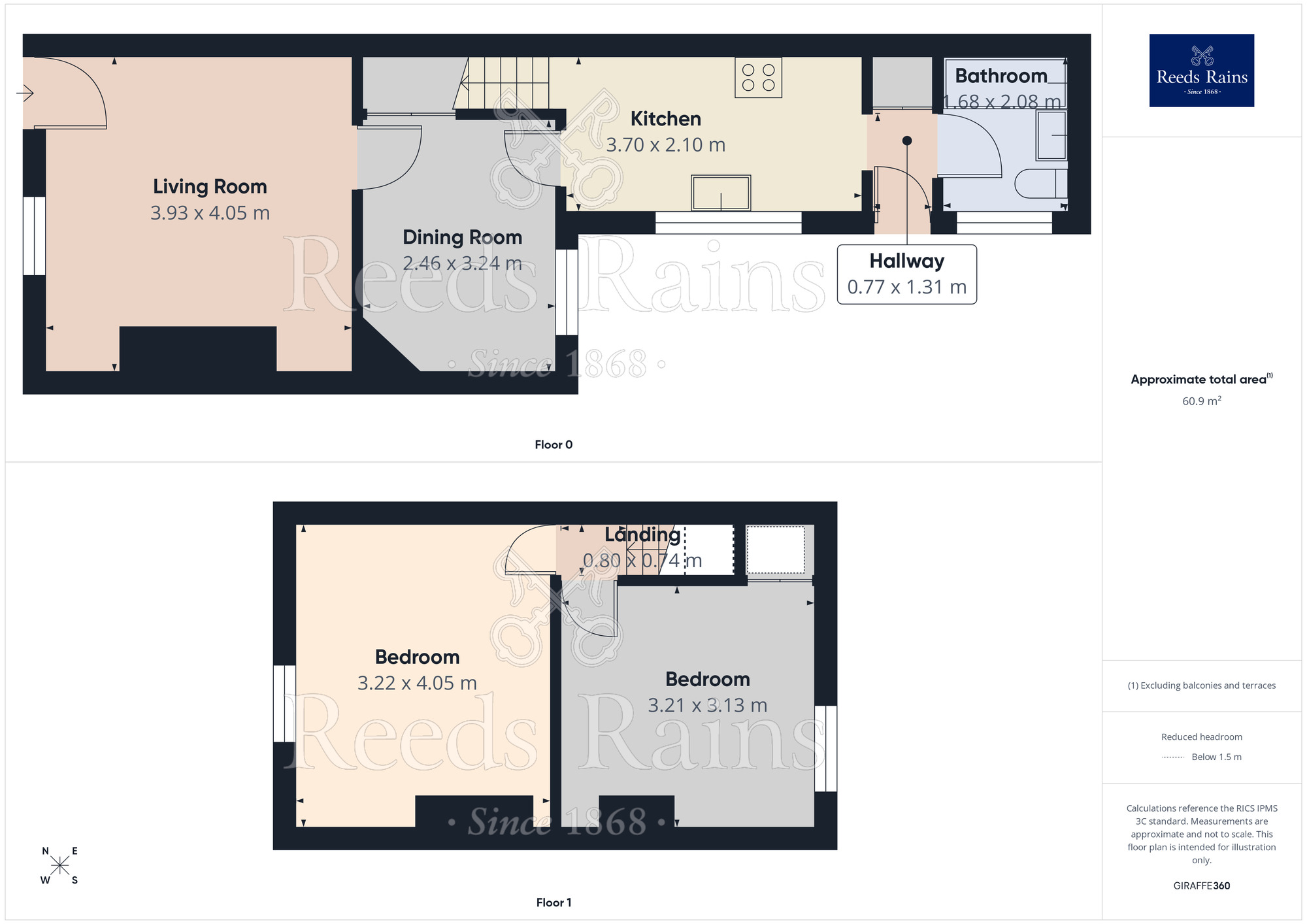 Floorplan of 2 bedroom Mid Terrace House for sale, Albion Street, St. Helens, Merseyside, WA10