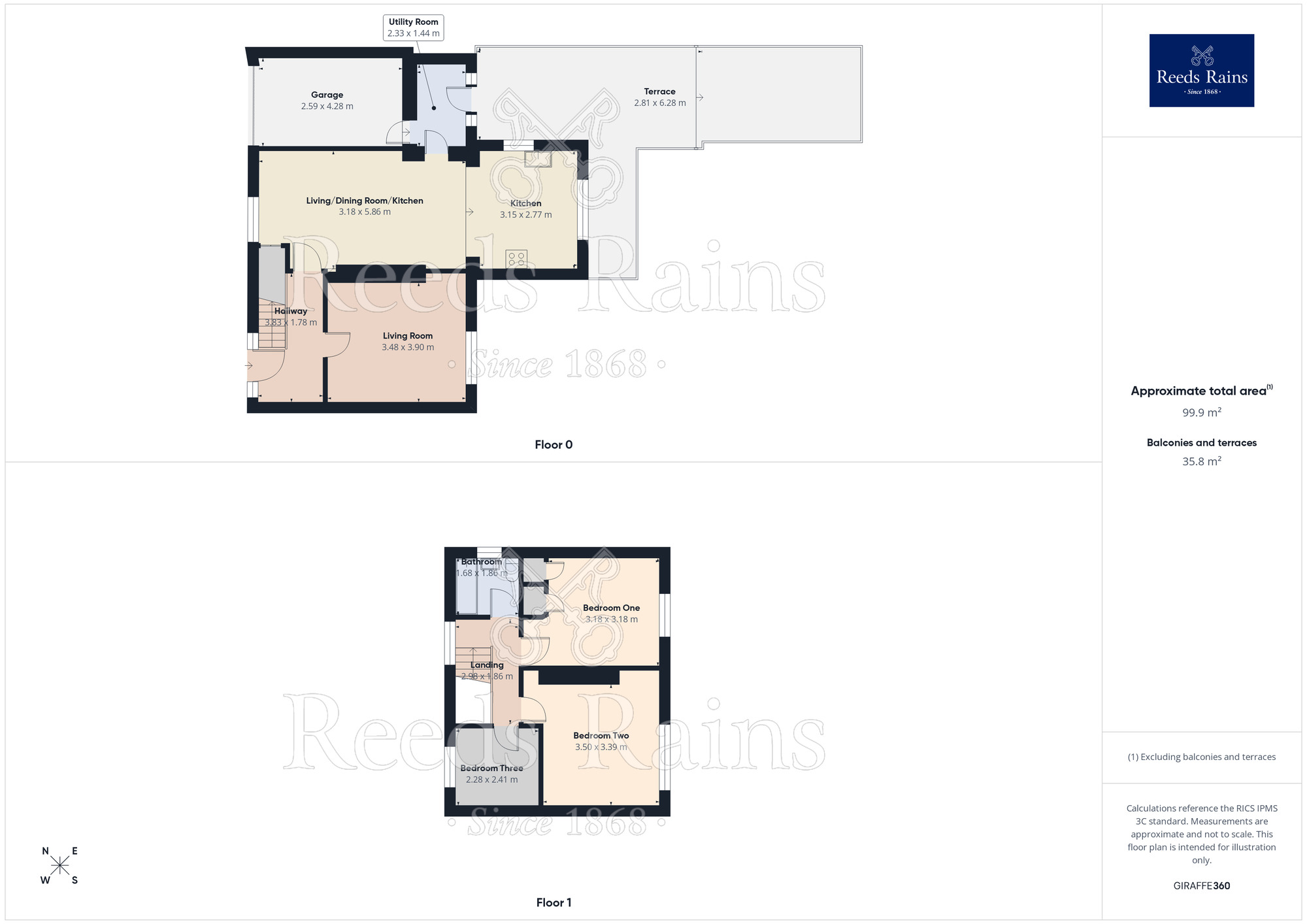 Floorplan of 3 bedroom Semi Detached House for sale, Mardale Avenue, St. Helens, Merseyside, WA11
