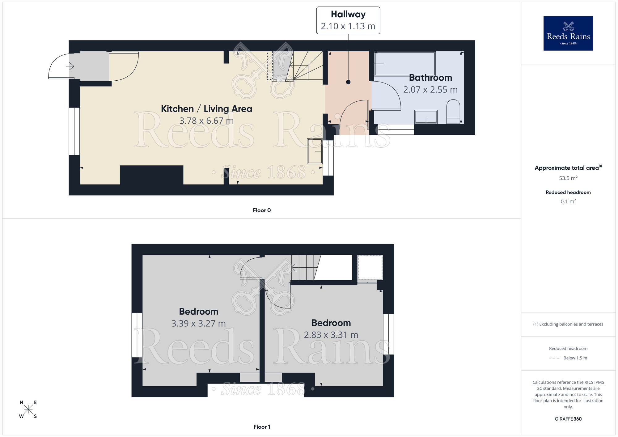 Floorplan of 2 bedroom Mid Terrace House for sale, Graham Street, St. Helens, Merseyside, WA9