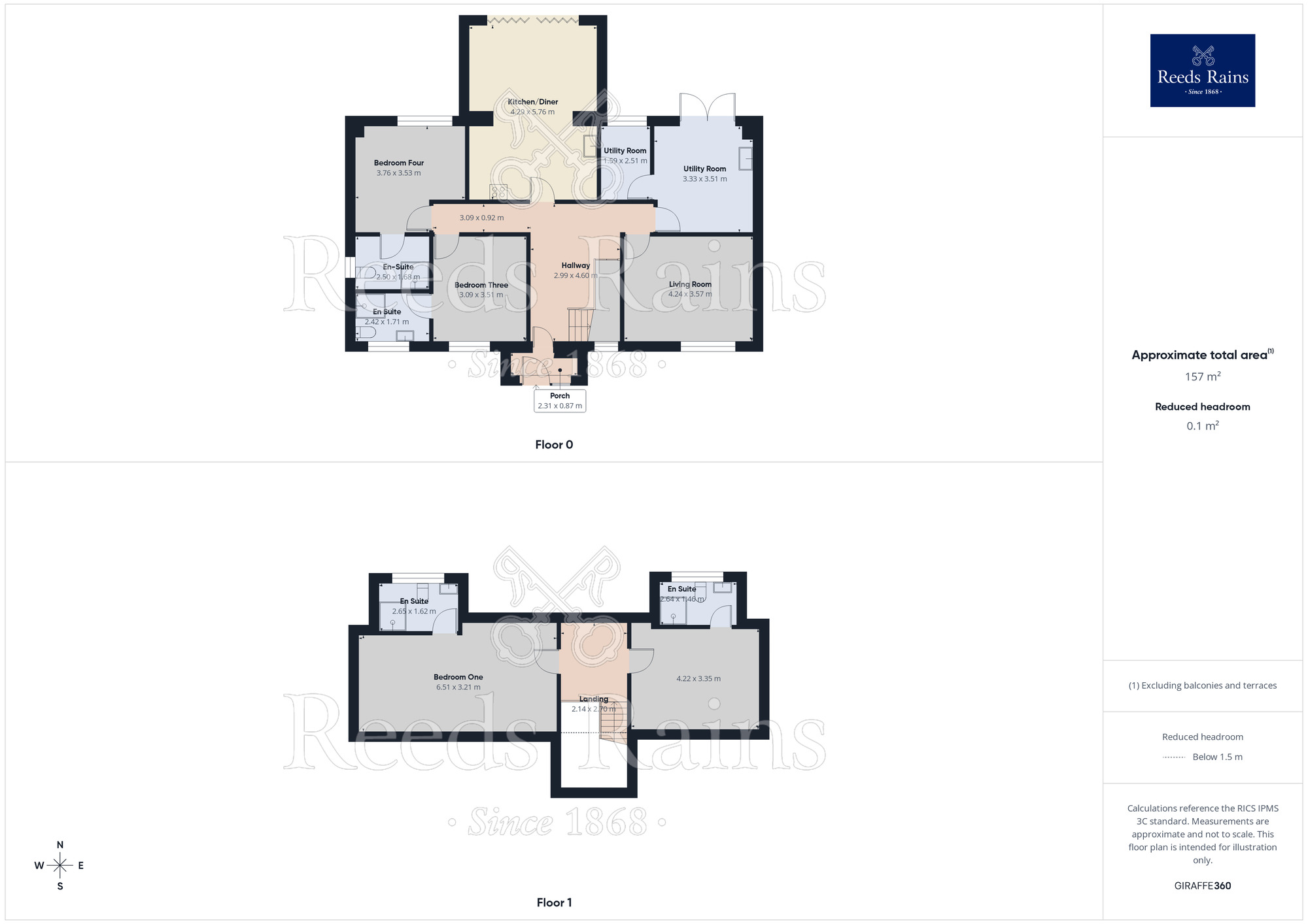 Floorplan of 4 bedroom Detached House for sale, Scholes Lane, St. Helens, Merseyside, WA9