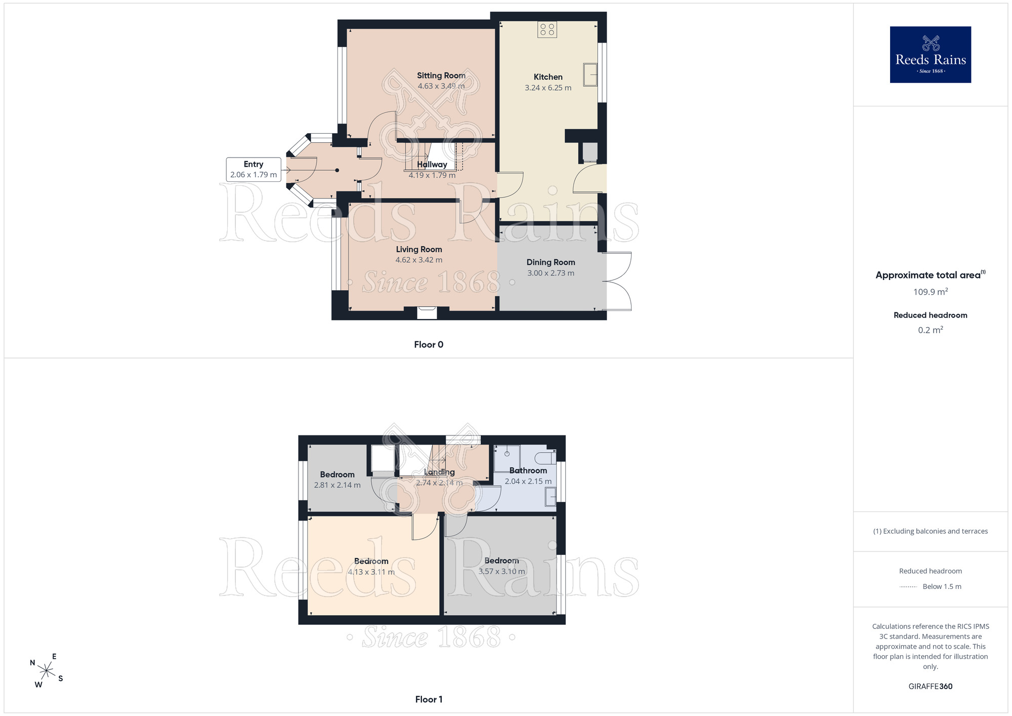 Floorplan of 3 bedroom Detached House for sale, Dale Crescent, St. Helens, Merseyside, WA9