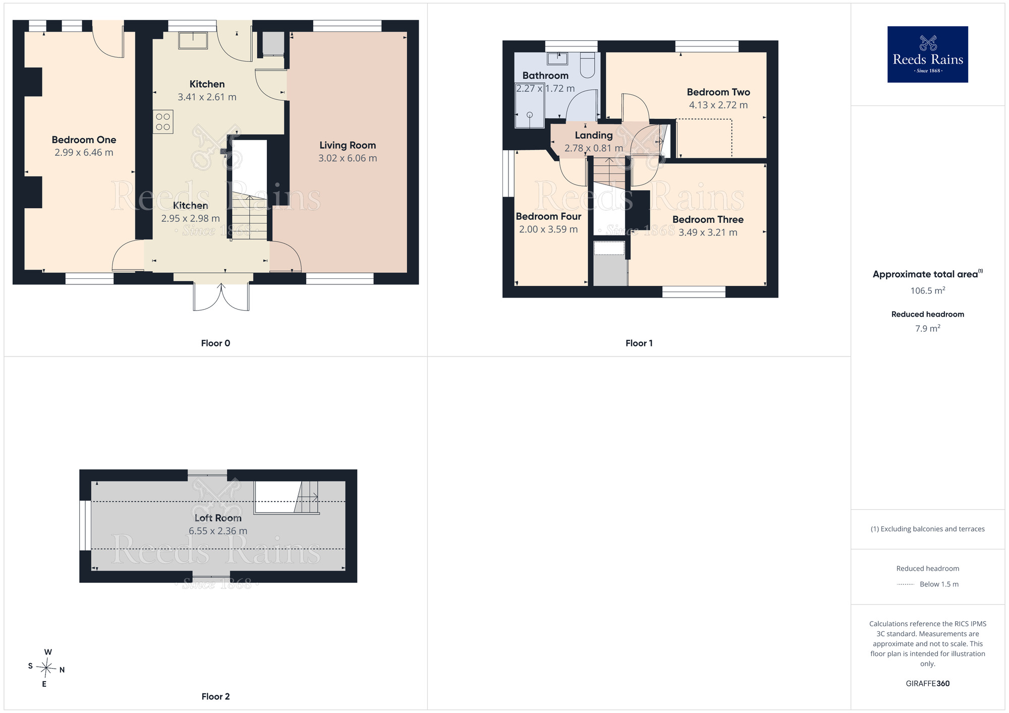 Floorplan of 4 bedroom End Terrace House for sale, Downway Lane, St. Helens, Merseyside, WA9