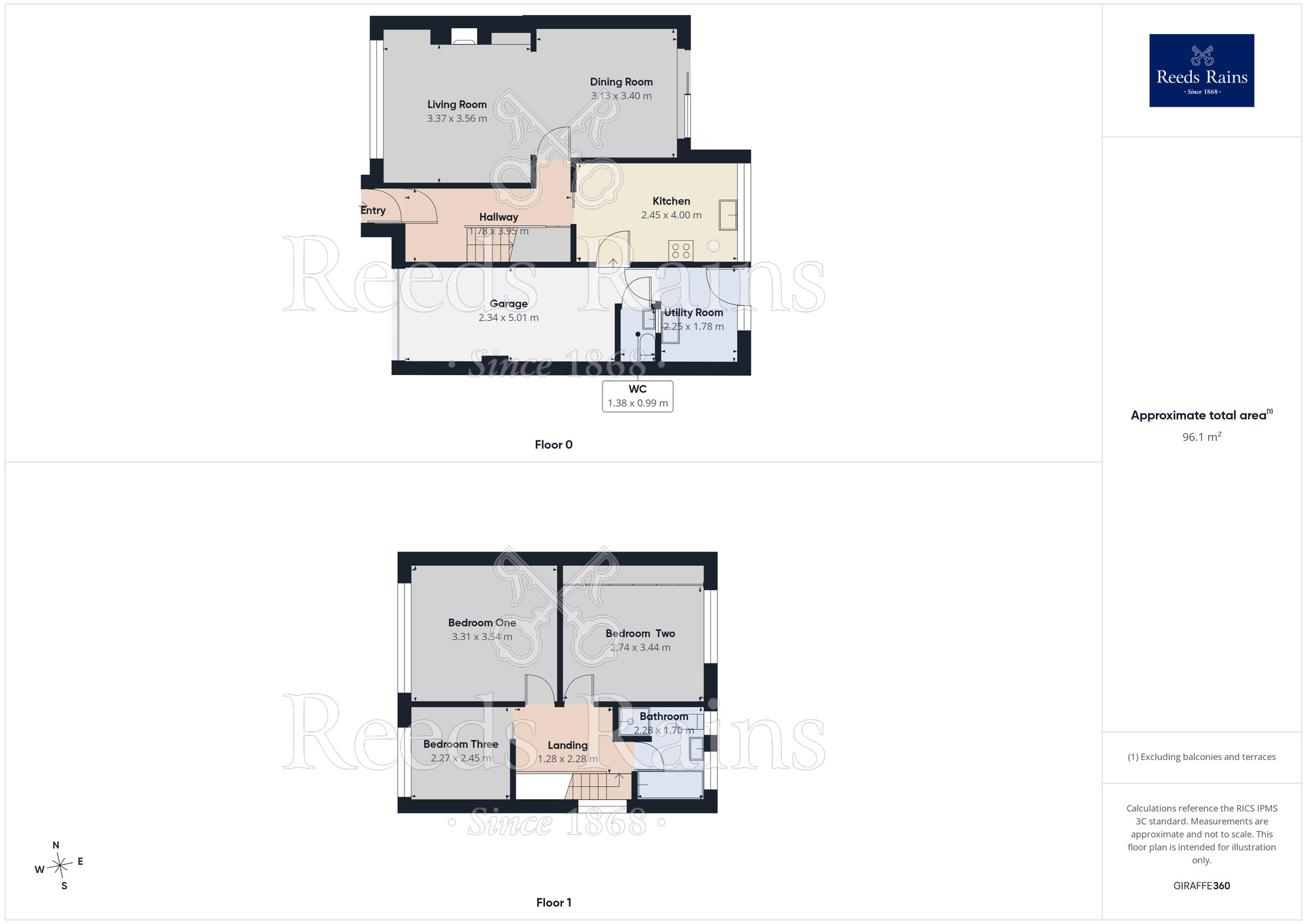 Floorplan of 3 bedroom Semi Detached House for sale, Broadgate Avenue, St. Helens, Merseyside, WA9