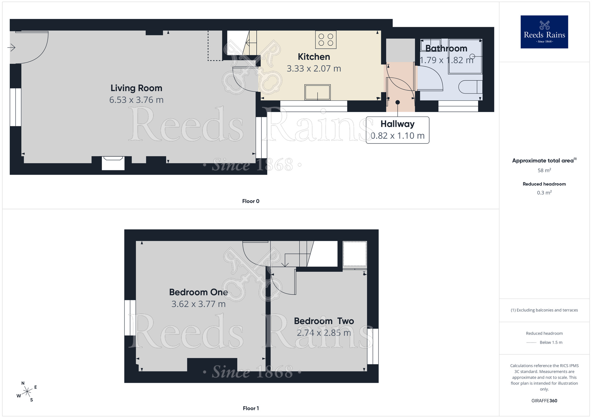 Floorplan of 2 bedroom Mid Terrace House to rent, Gower Street, St. Helens, Merseyside, WA9
