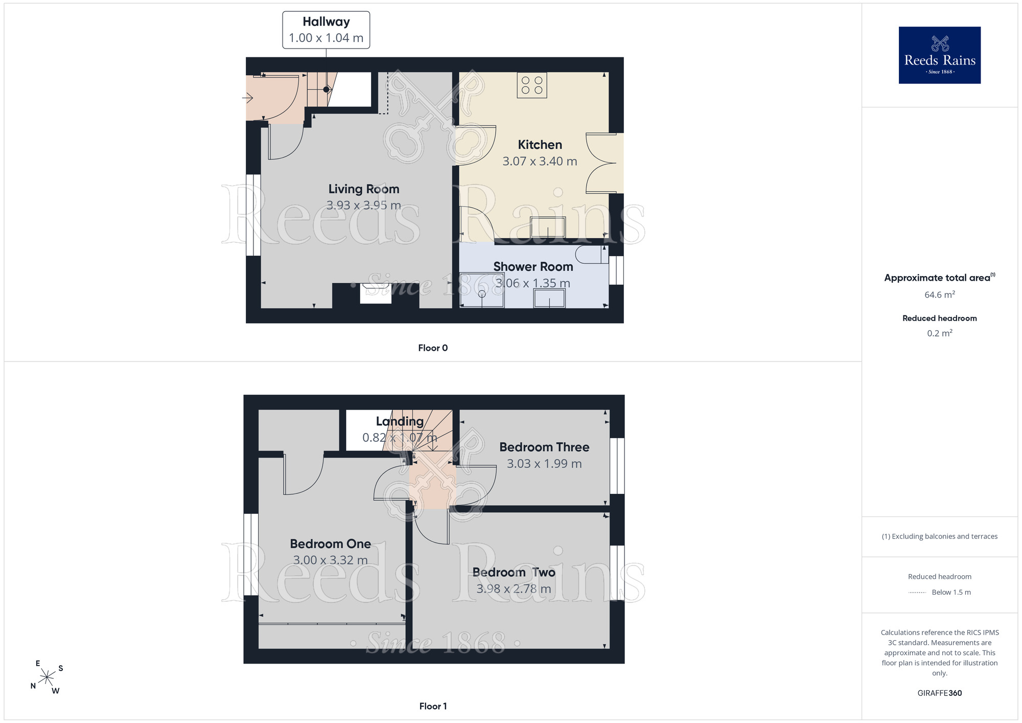 Floorplan of 3 bedroom Mid Terrace House to rent, Parr Stocks Road, St. Helens, Merseyside, WA9