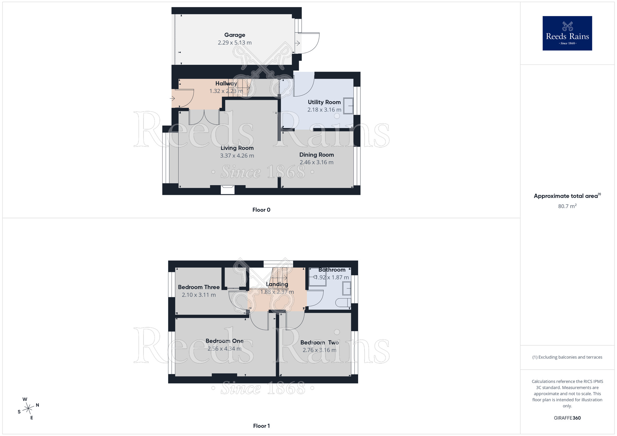 Floorplan of 3 bedroom Link Detached House for sale, Nursery Road, St. Helens, Merseyside, WA9