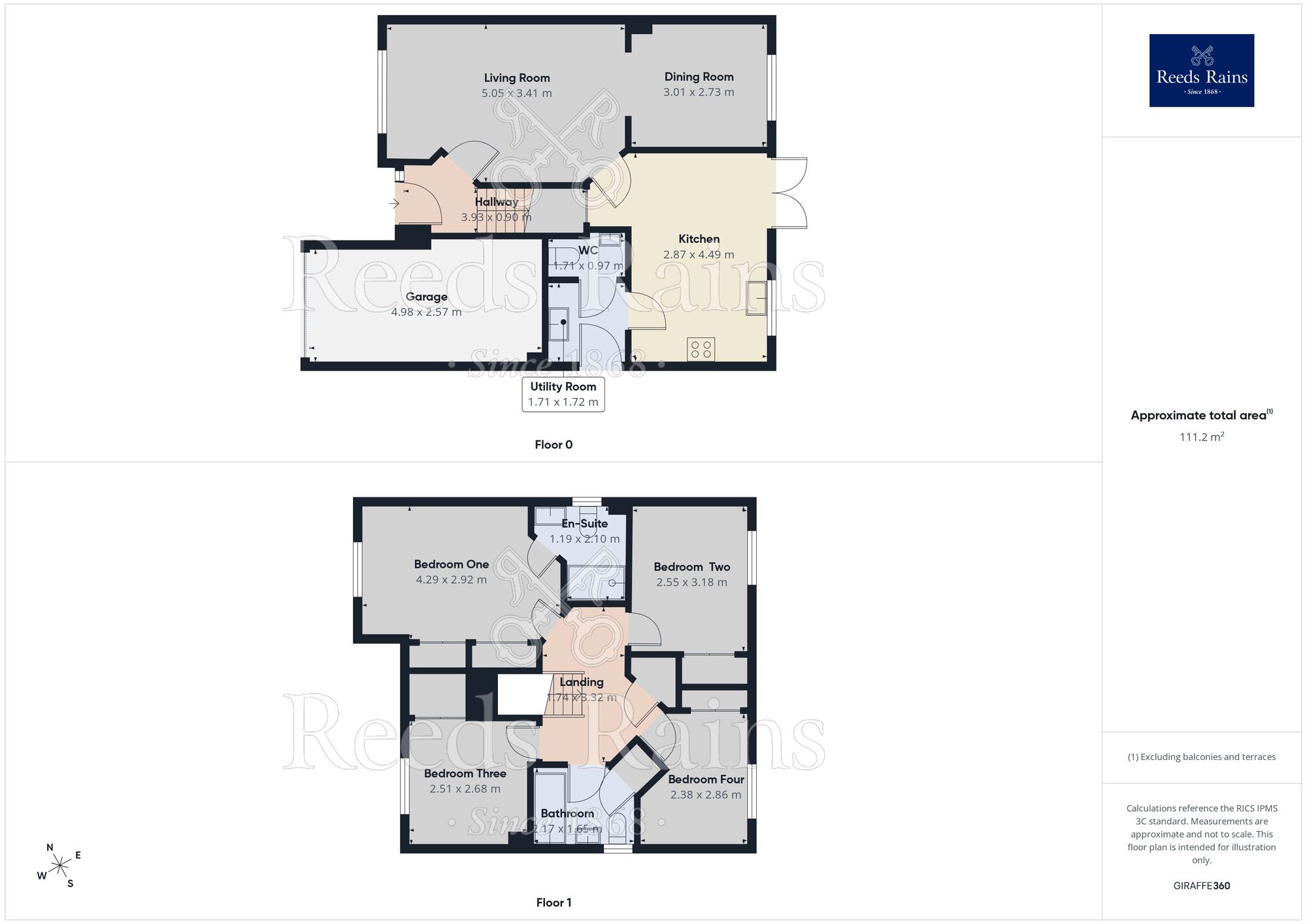 Floorplan of 4 bedroom Detached House for sale, Spinners Drive, St. Helens, Merseyside, WA9