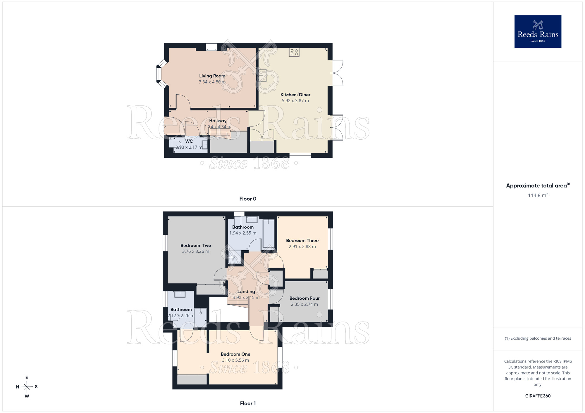 Floorplan of 4 bedroom Detached House for sale, Womack Gardens, St. Helens, Merseyside, WA9