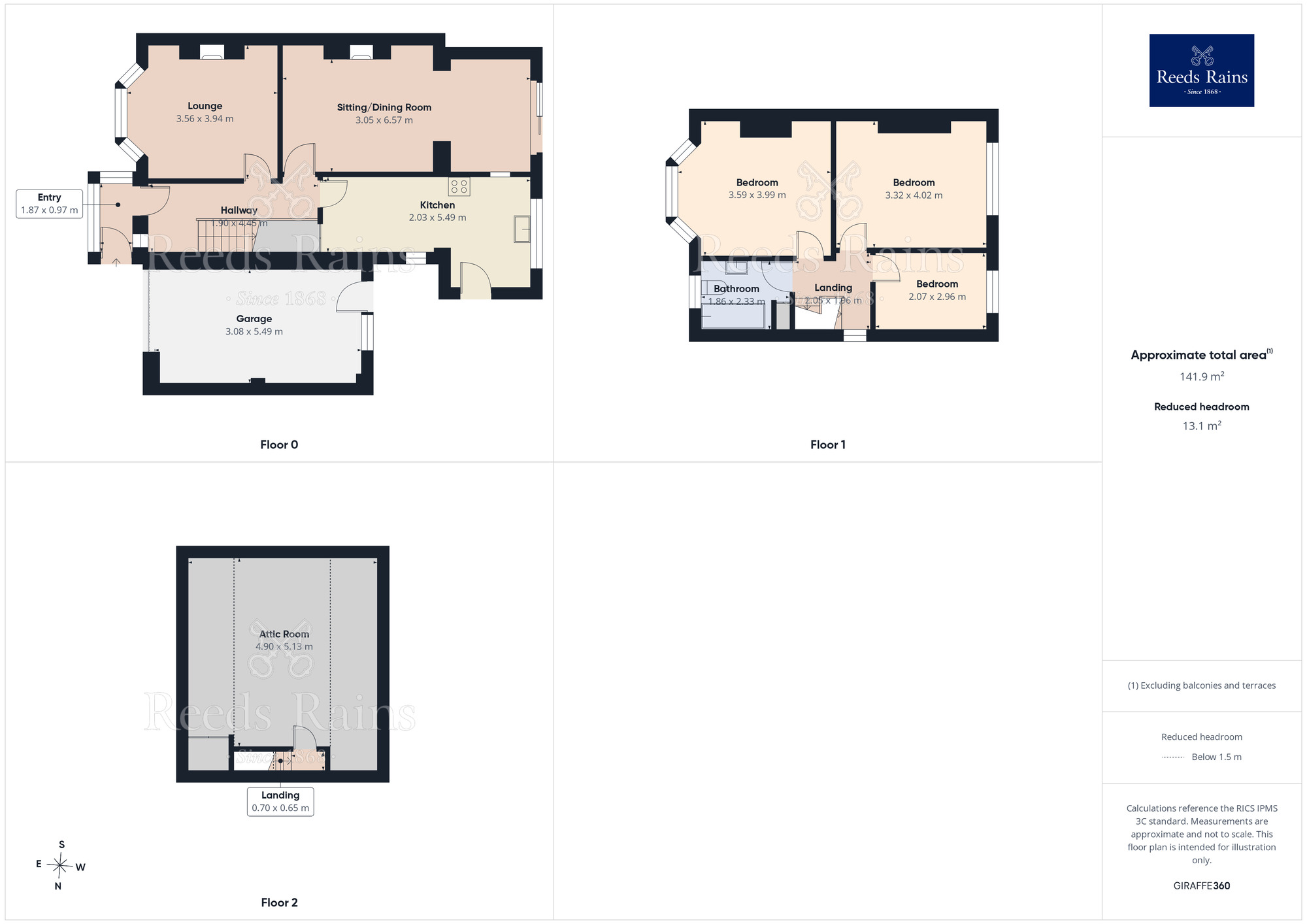 Floorplan of 3 bedroom Semi Detached House for sale, Bleak Hill Road, St. Helens, WA10