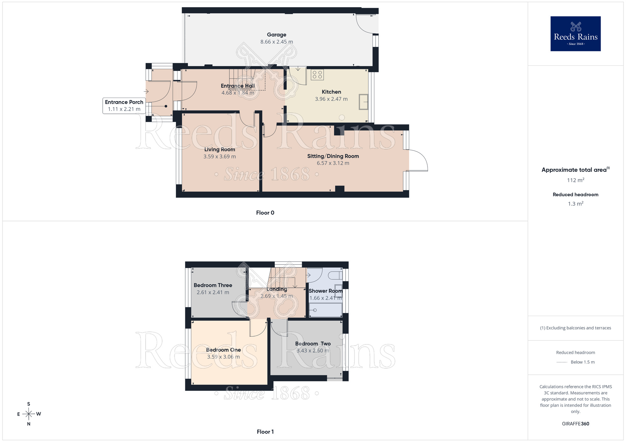 Floorplan of 3 bedroom Semi Detached House for sale, Thornham Avenue, St. Helens, Merseyside, WA9