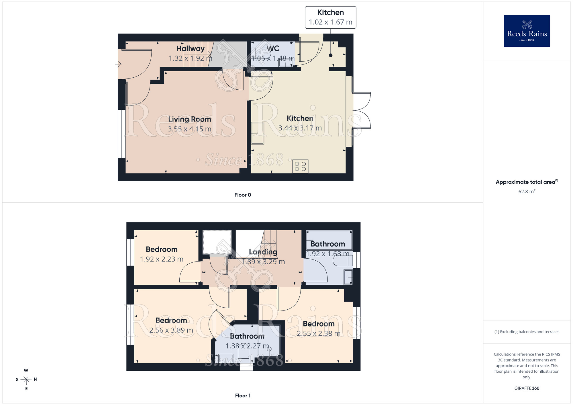 Floorplan of 3 bedroom Semi Detached House to rent, Swaine Close, St. Helens, Merseyside, WA9
