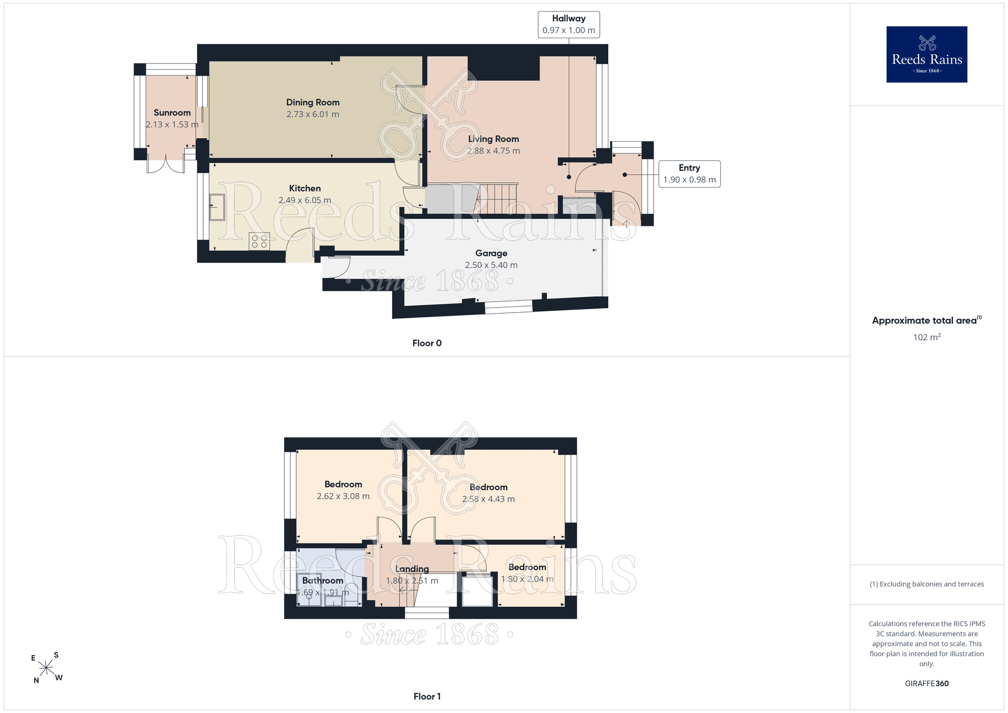 Floorplan of 3 bedroom Semi Detached House for sale, Balmoral Avenue, St. Helens, Merseyside, WA9