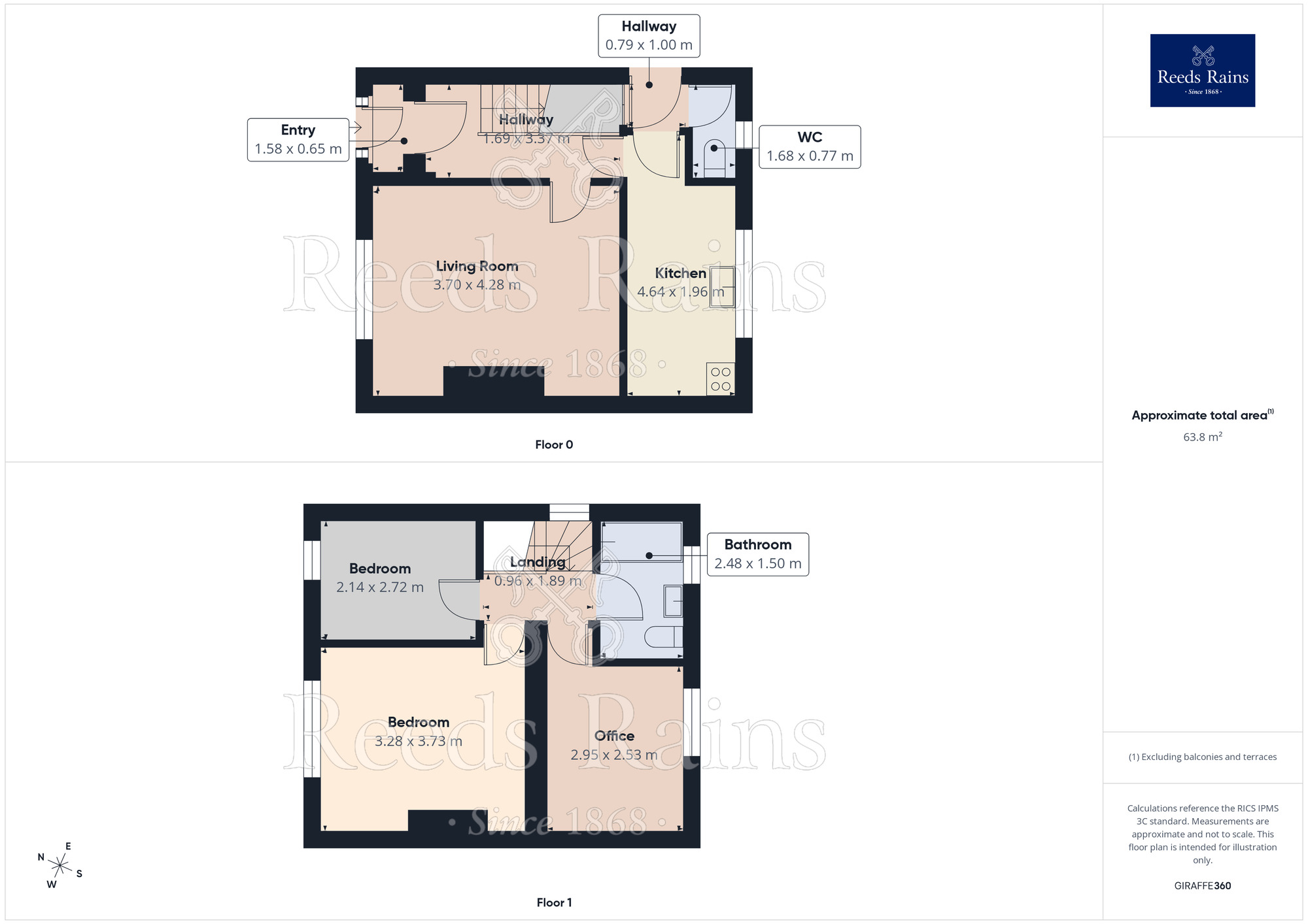 Floorplan of 3 bedroom Semi Detached House for sale, Banks Crescent, Warrington, Cheshire, WA4