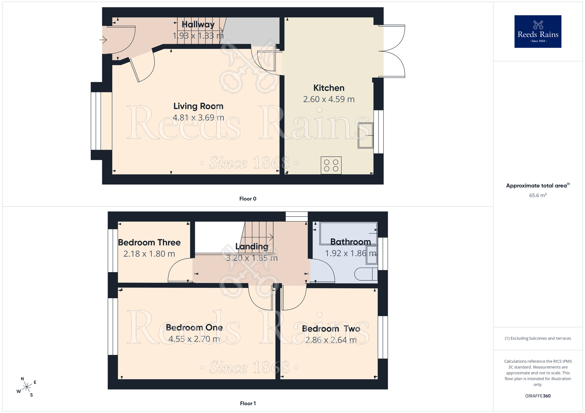 Floorplan of 3 bedroom Semi Detached House to rent, Whittle Street, St. Helens, Merseyside, WA10