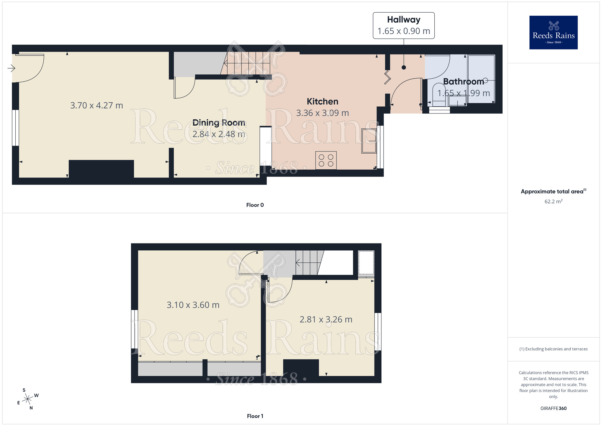 Floorplan of 2 bedroom Mid Terrace House to rent, Alfred Street, St. Helens, Merseyside, WA10
