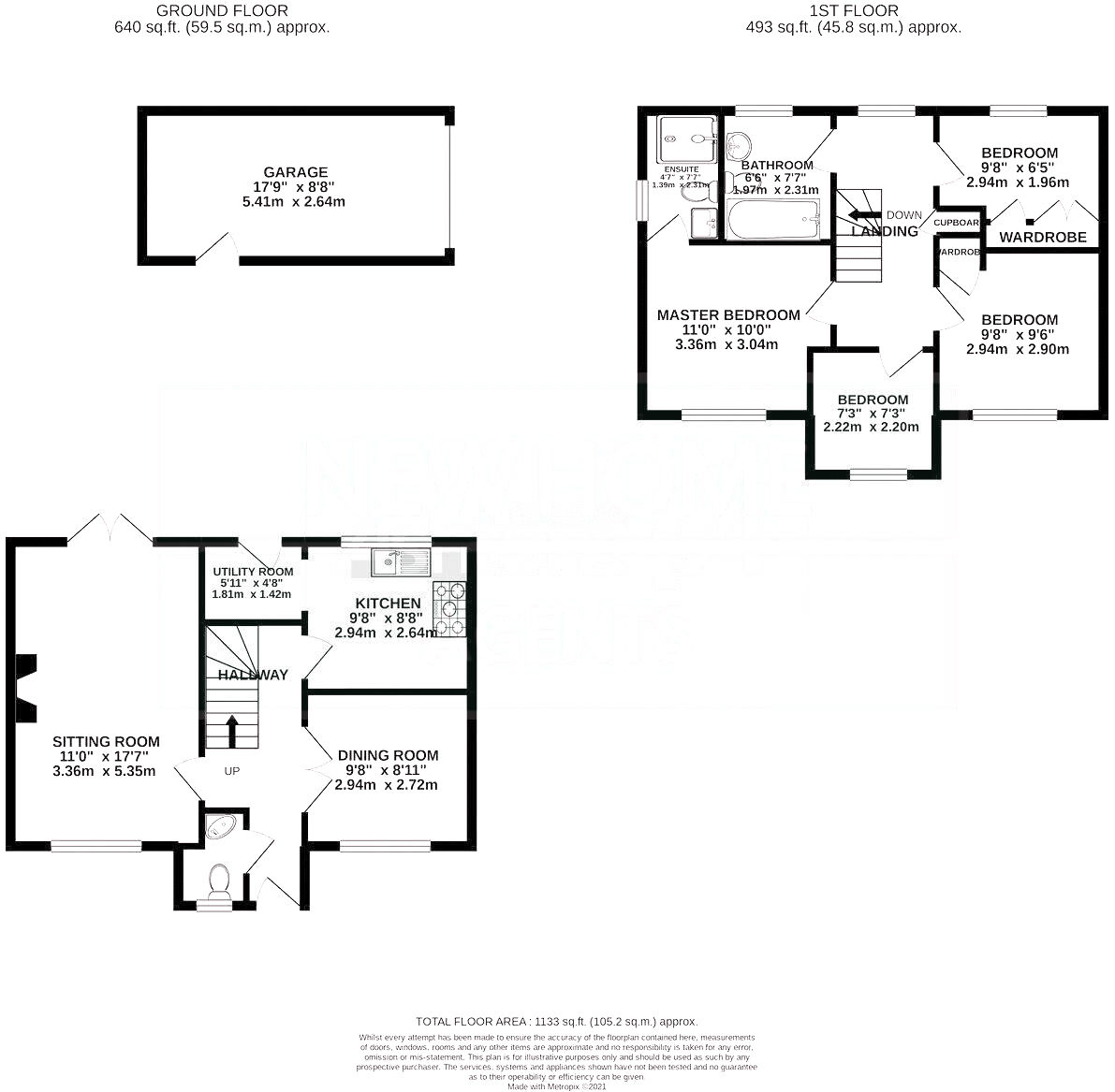 Floorplan of 4 bedroom Detached House for sale, Ellington Way, St. Helens, Merseyside, WA9