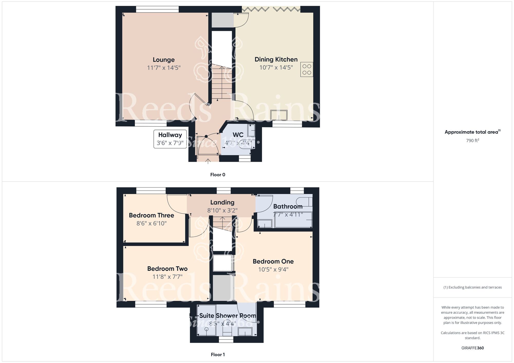 Floorplan of 3 bedroom Detached House for sale, Marbury Park, Kingswood, East Yorkshire, HU7