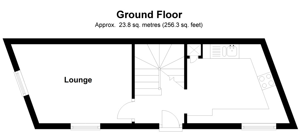 Floorplan of 2 bedroom Detached House for sale, Station Road, Portsmouth, Hampshire, PO3