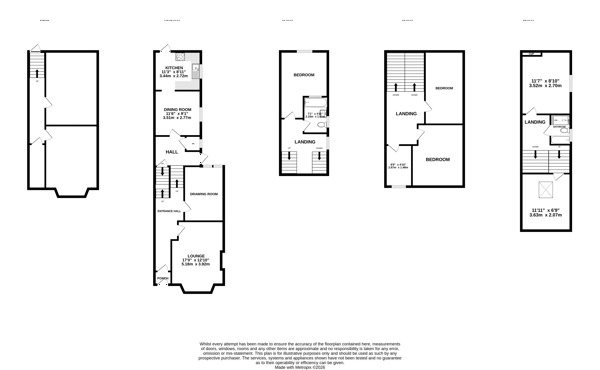 Floorplan of 5 bedroom Semi Detached House for sale, Havelock Road, Southsea, Hampshire, PO5