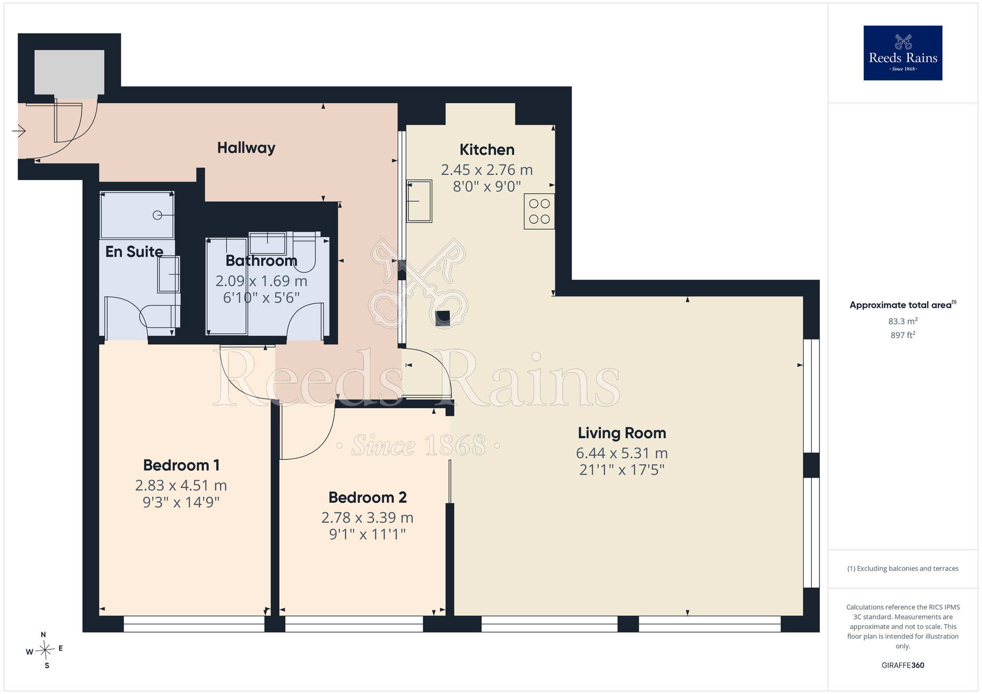 Floorplan of 2 bedroom Flat for sale, Church Street, Manchester, M4