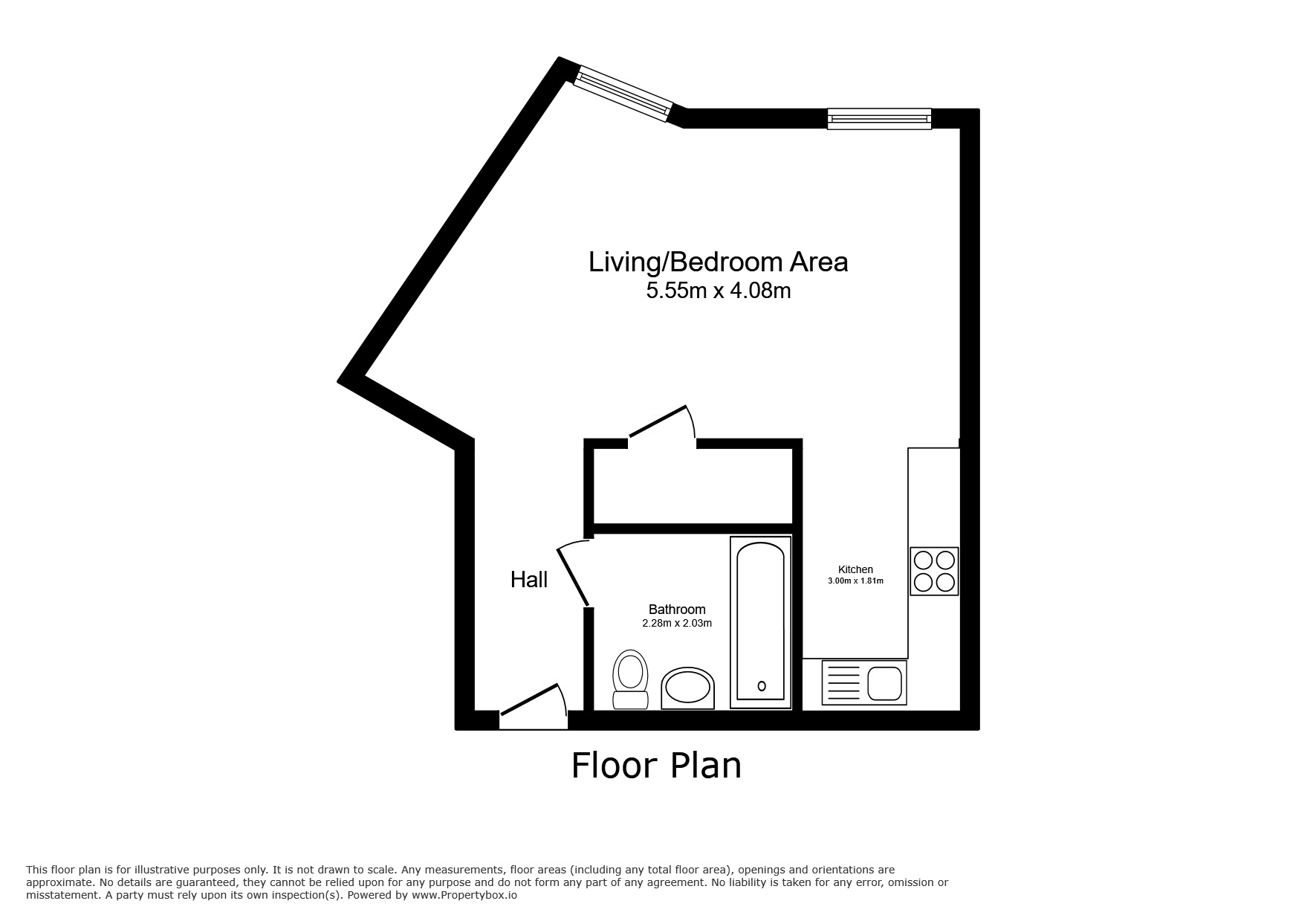 Floorplan of  Flat for sale, Taylorson Street South, Salford, Greater Manchester, M5