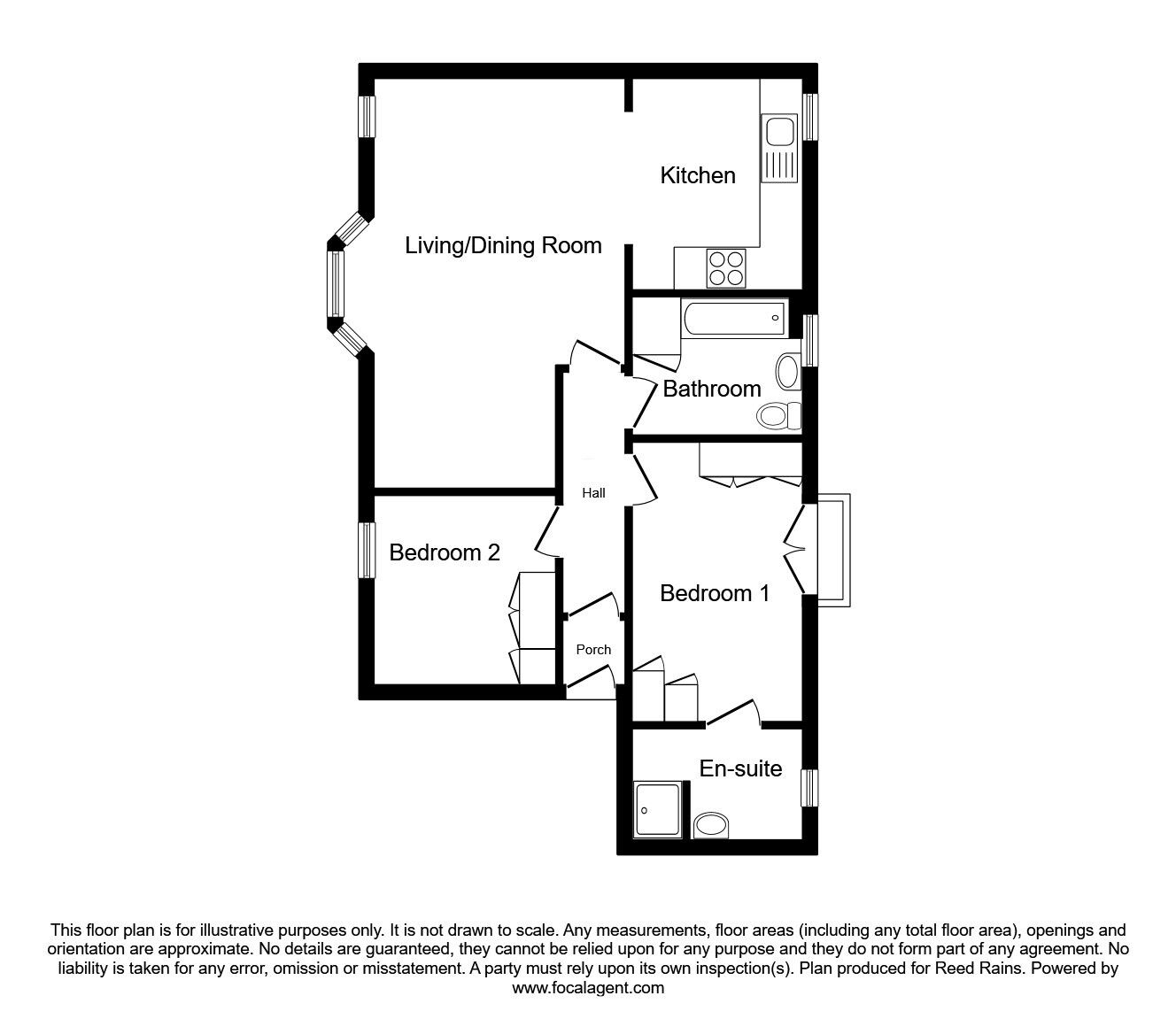 Floorplan of 2 bedroom Flat to rent, Vancouver Quay, Salford, Greater Manchester, M50