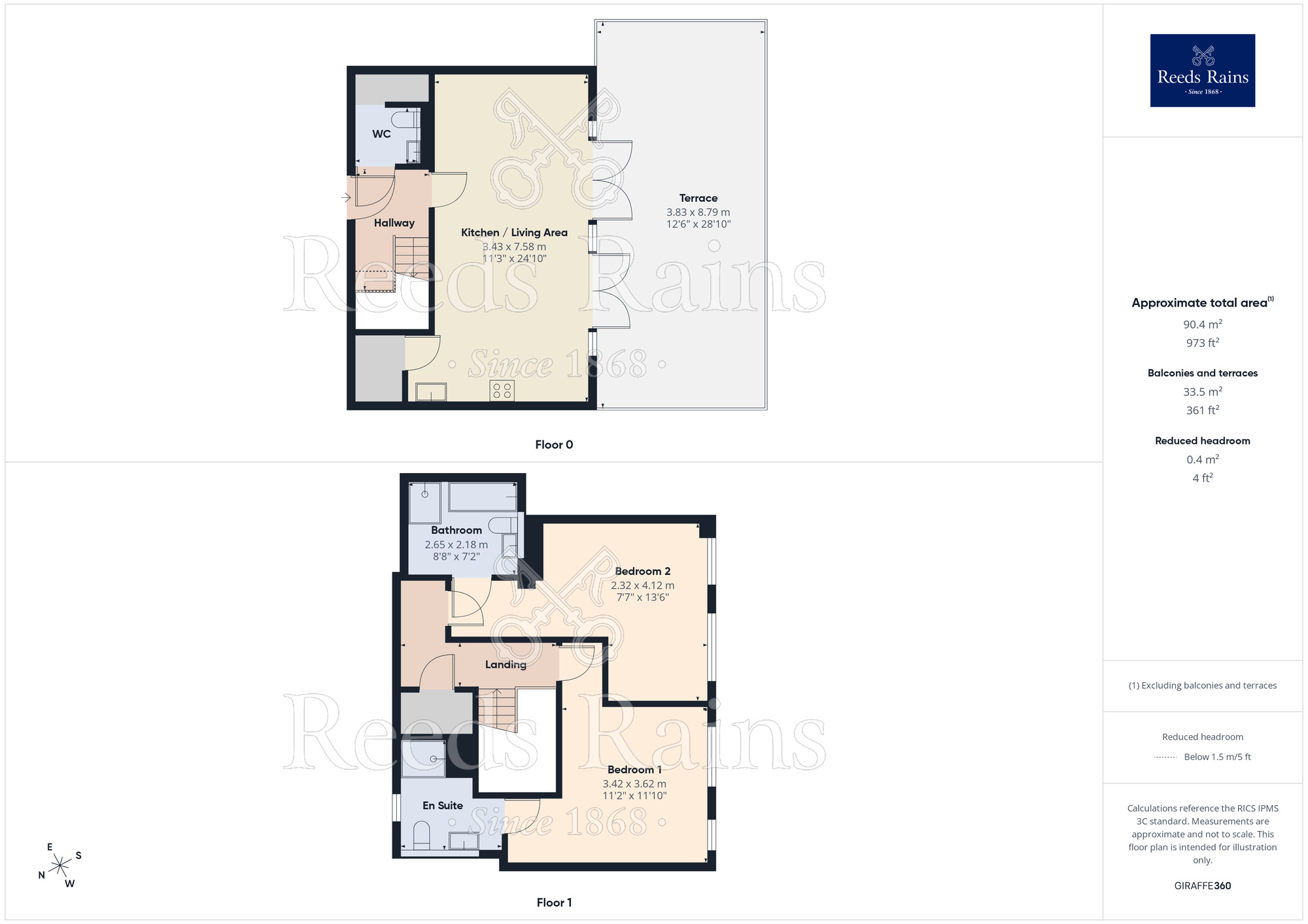 Floorplan of 2 bedroom Flat for sale, Furness Quay, Salford, M50