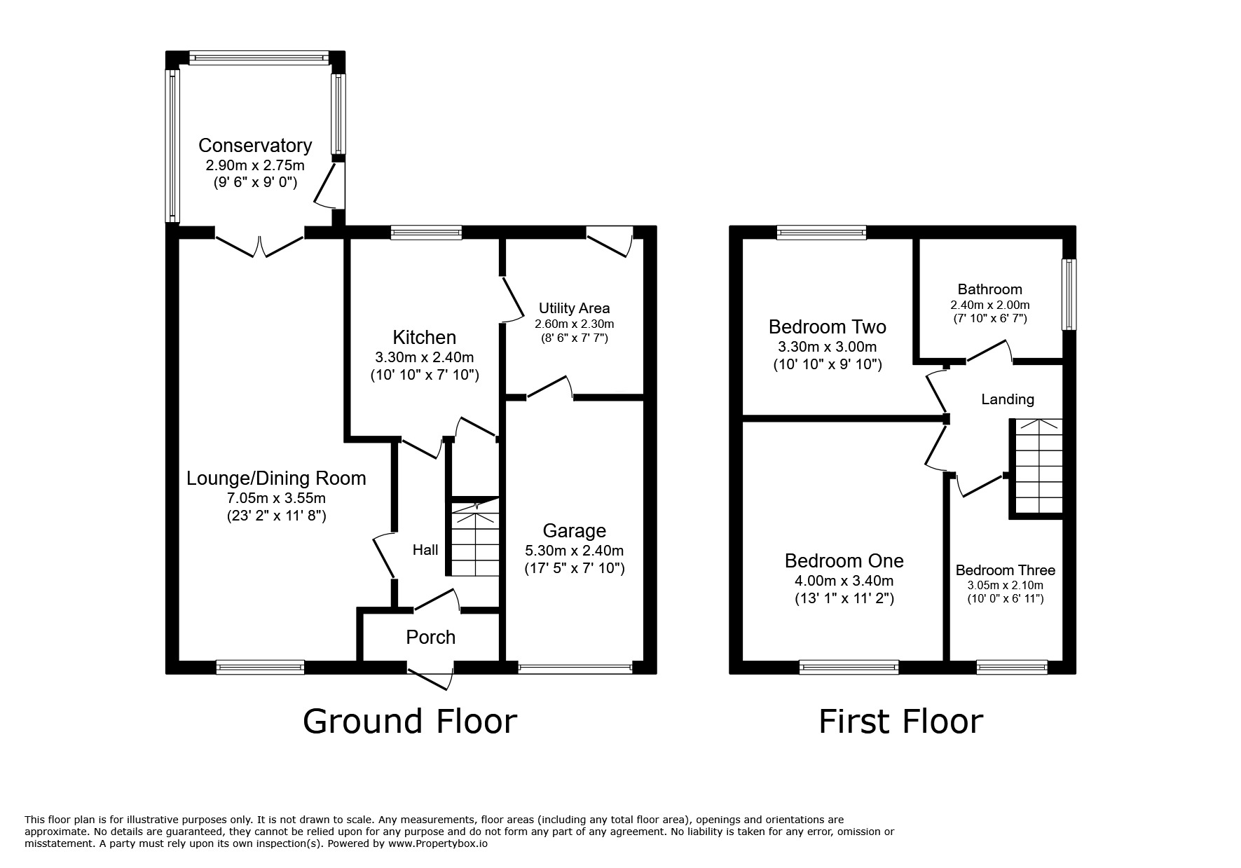 Floorplan of 3 bedroom Semi Detached House for sale, Lyndhurst Road, Stanley, Durham, DH9