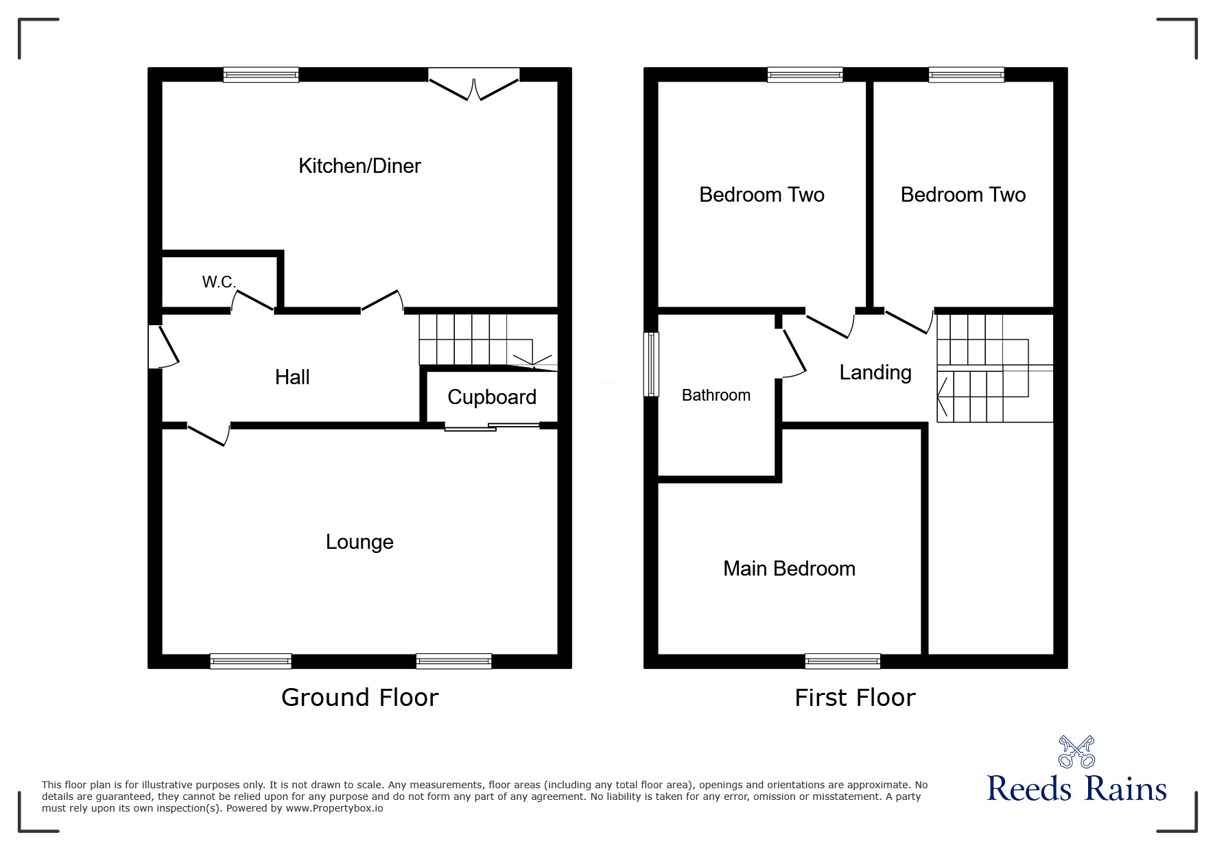 Floorplan of 3 bedroom Semi Detached House to rent, The Gables, Dipton, Durham, DH9