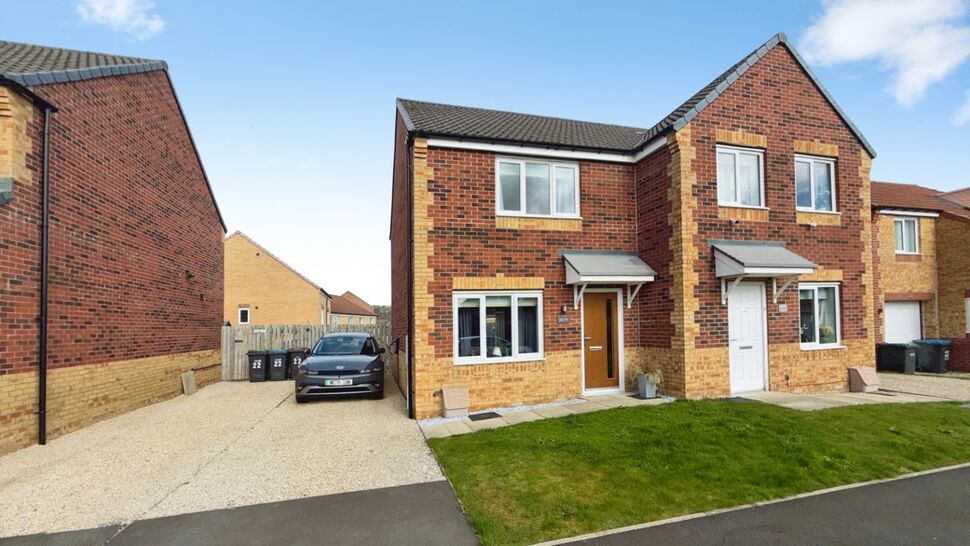 Main image of 2 bedroom Semi Detached House for sale, Kates Gill Grange, Stanley, Durham, DH9