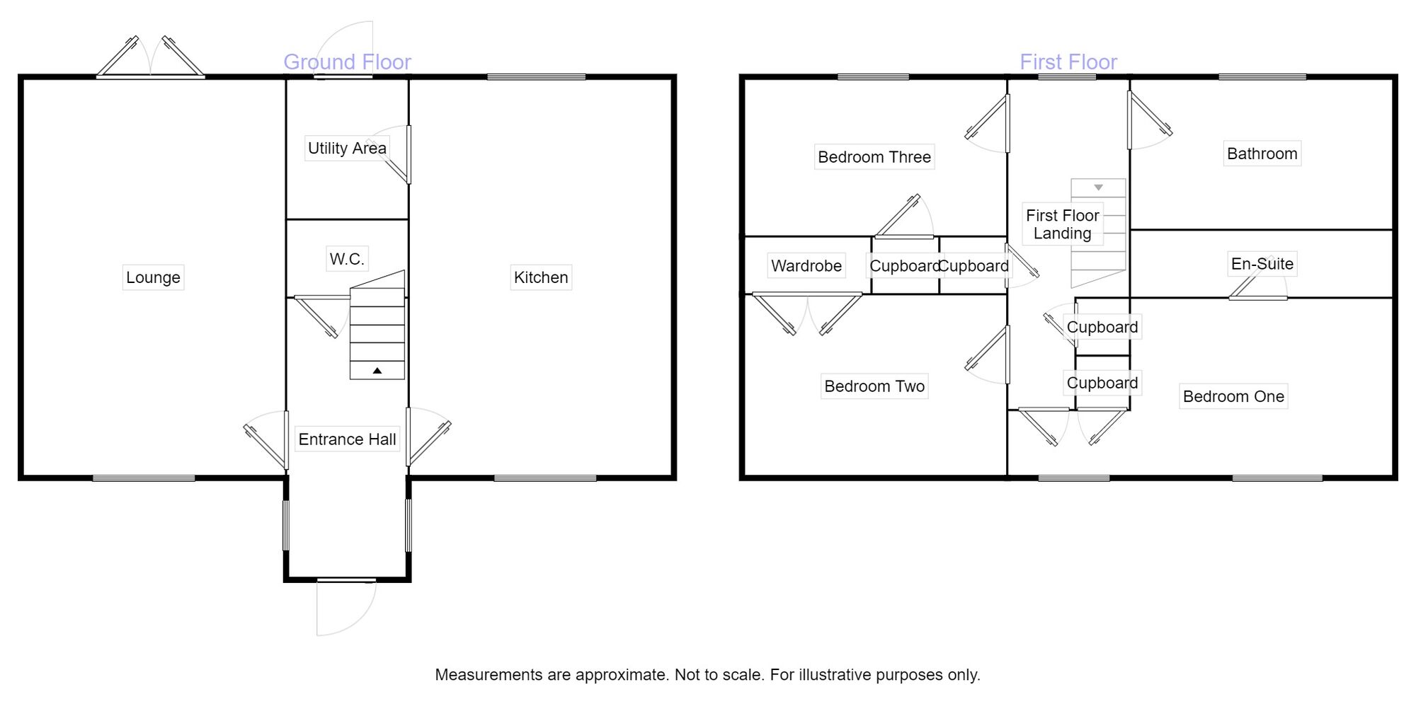 Floorplan of 3 bedroom Detached House for sale, Orchard Grove, Stanley, Durham, DH9