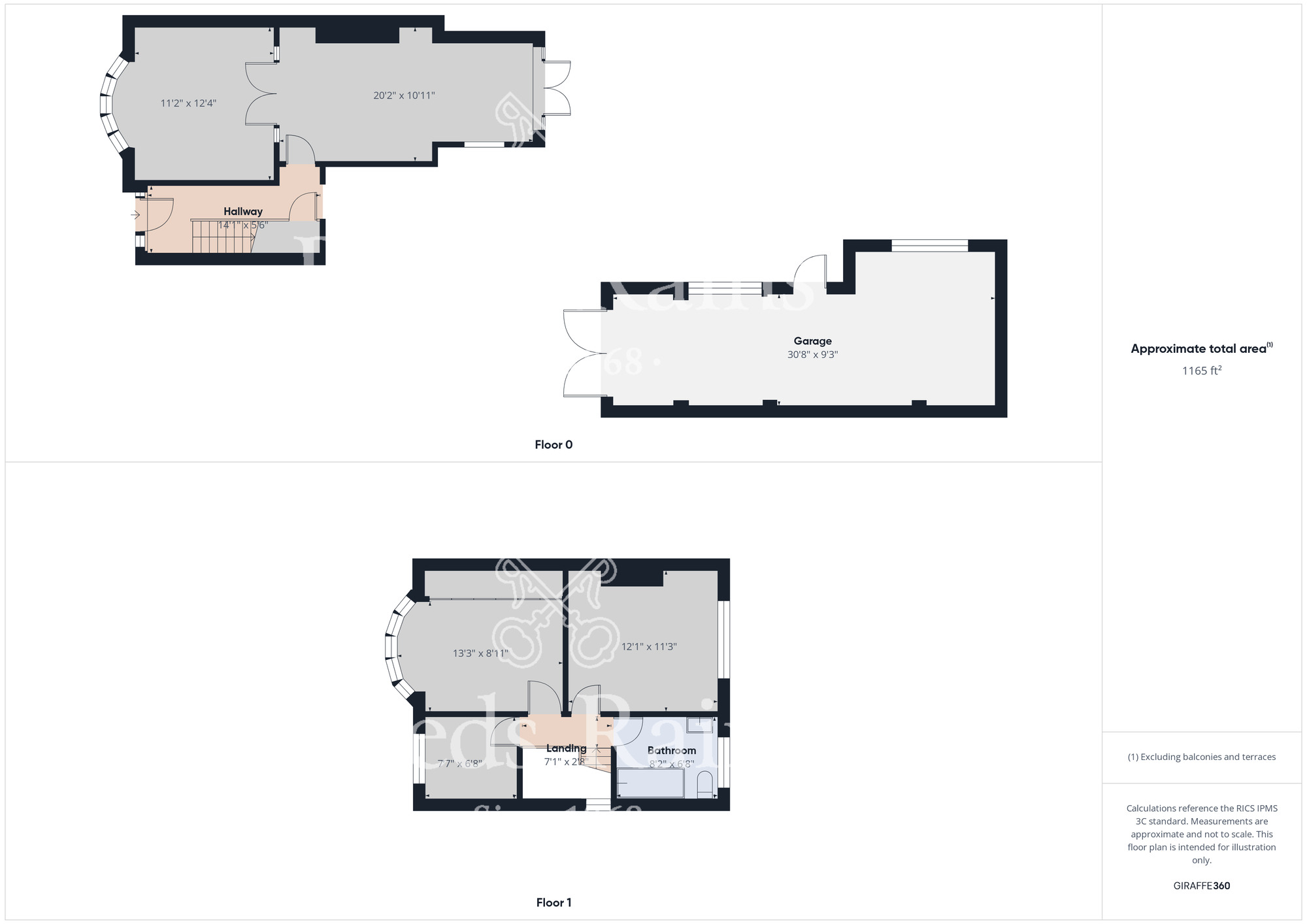 Floorplan of 3 bedroom Semi Detached House for sale, Kendal Road, Stockton-on-Tees, Durham, TS18