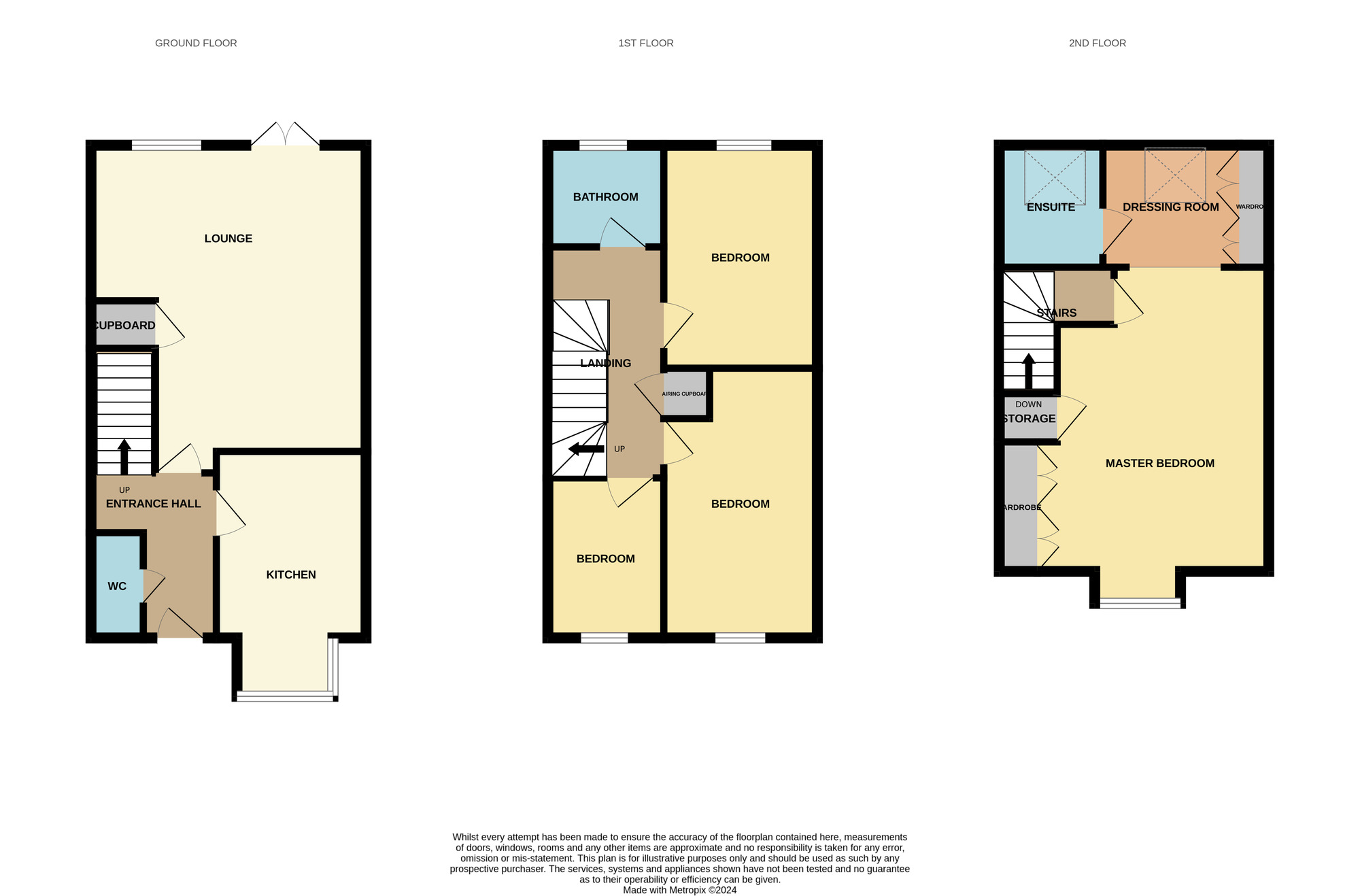Floorplan of 4 bedroom End Terrace House for sale, Fescue Close, Stockton-on-Tees, Durham, TS18