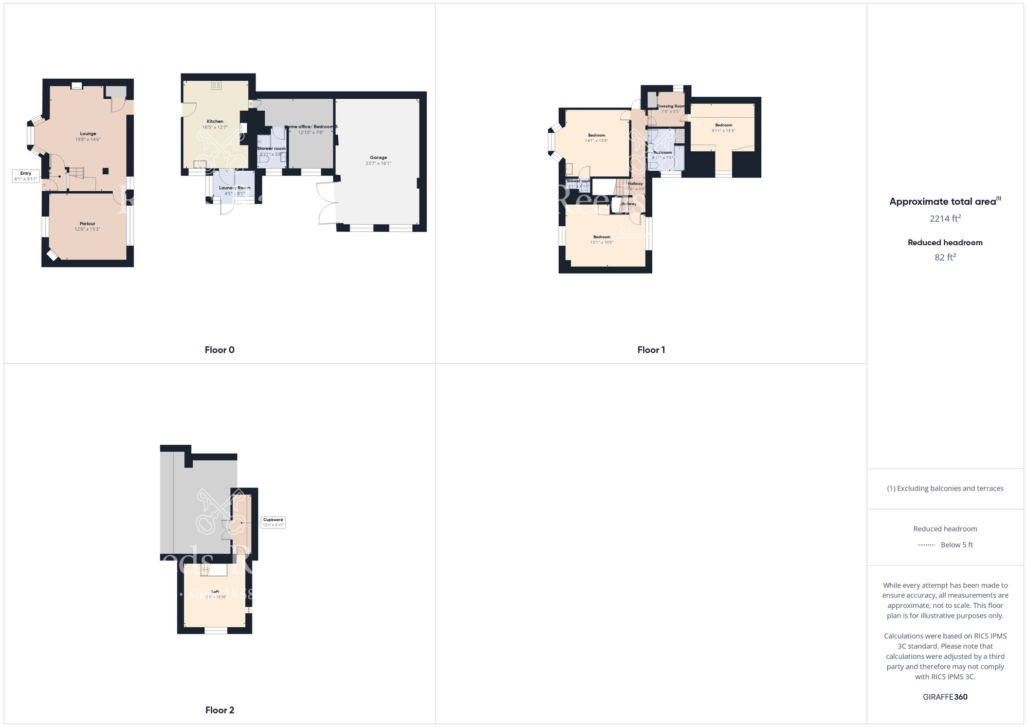 Floorplan of 4 bedroom Semi Detached House for sale, Hartburn Village, Stockton-on-Tees, Durham, TS18