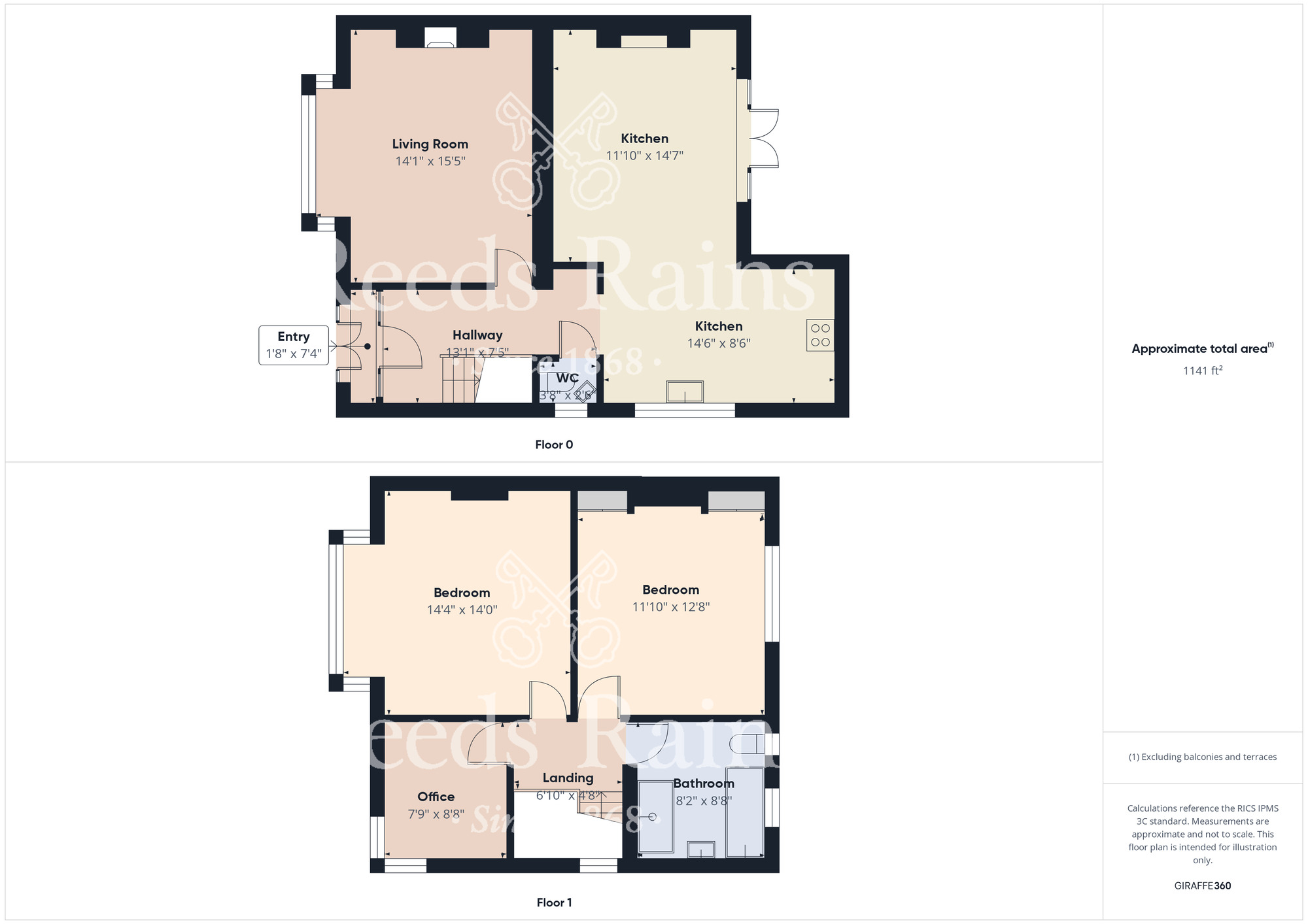 Floorplan of 3 bedroom Semi Detached House for sale, Harlsey Road, Stockton-on-Tees, Durham, TS18