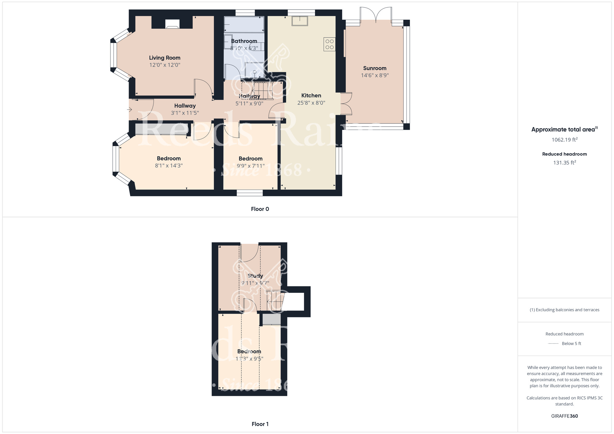 Floorplan of 2 bedroom Detached Bungalow for sale, Grange Avenue, Stockton-on-Tees, Durham, TS18